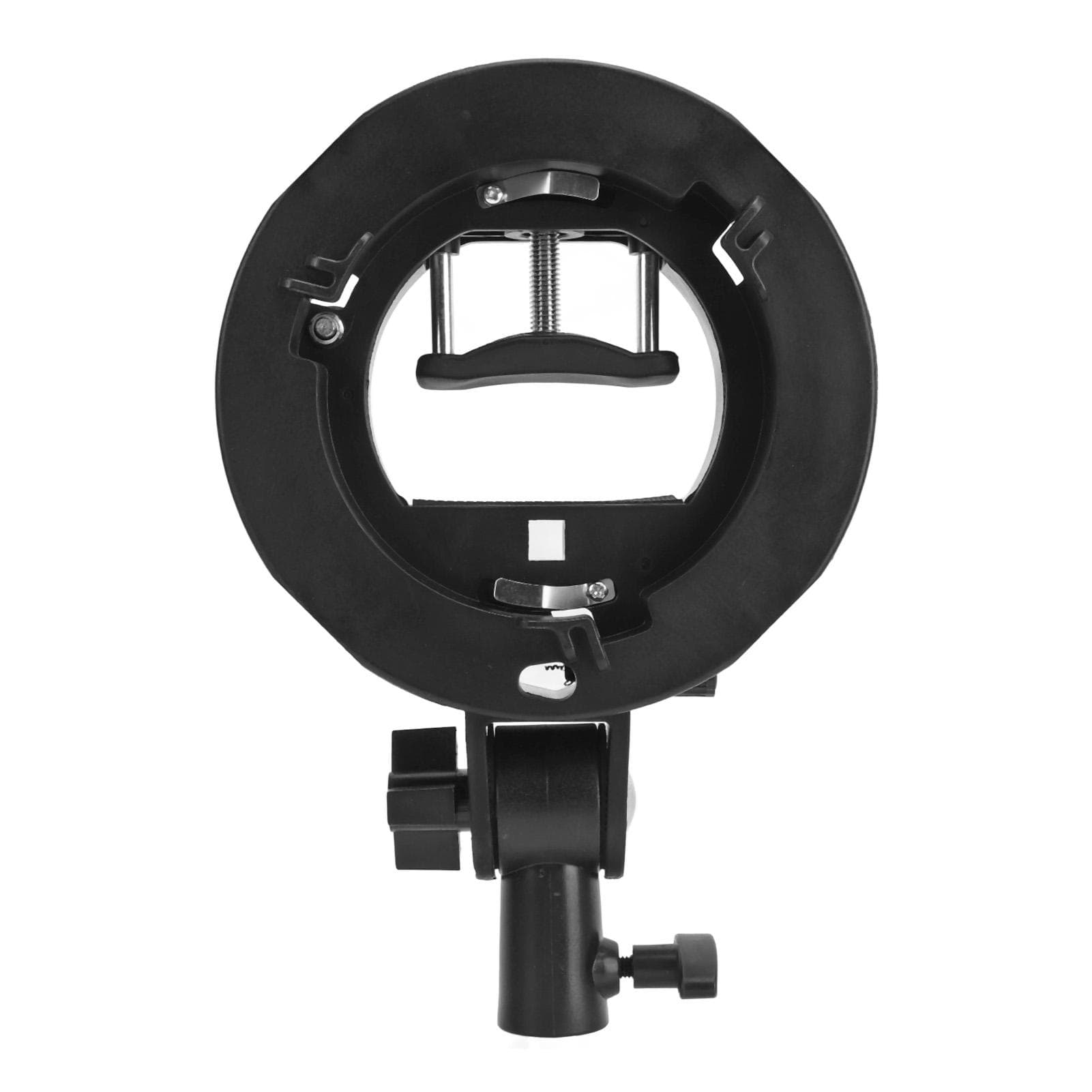 S Type Bracket for Bowens Mount Holder S Type Bracket Holder for Speedlite Flash Snoot Softbox