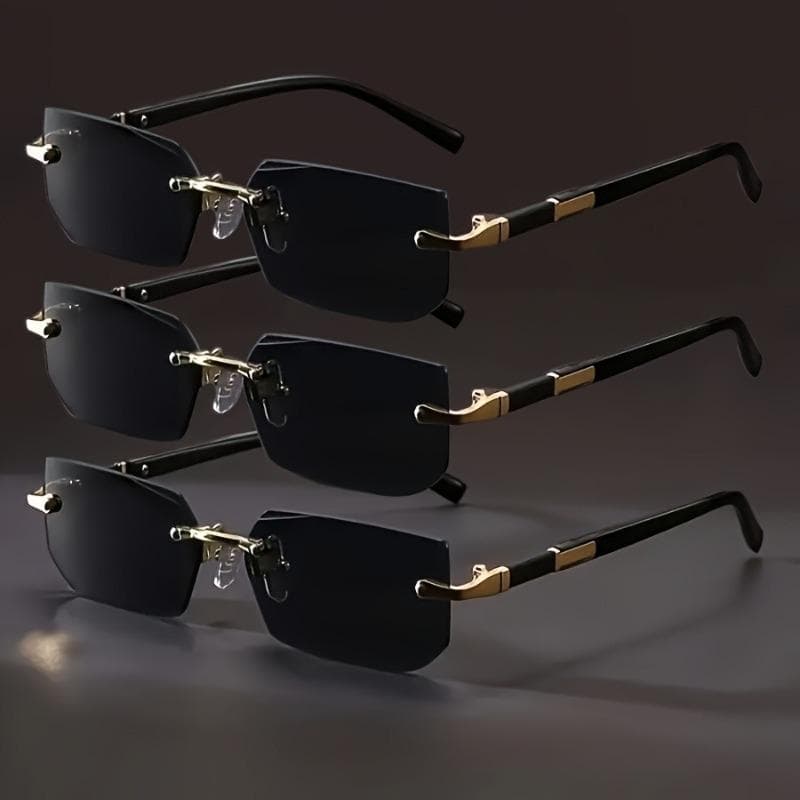 1/3pcs Unisex Retro Fashion Glasses for Casual Wear Daily Activities Trendy Eyewear