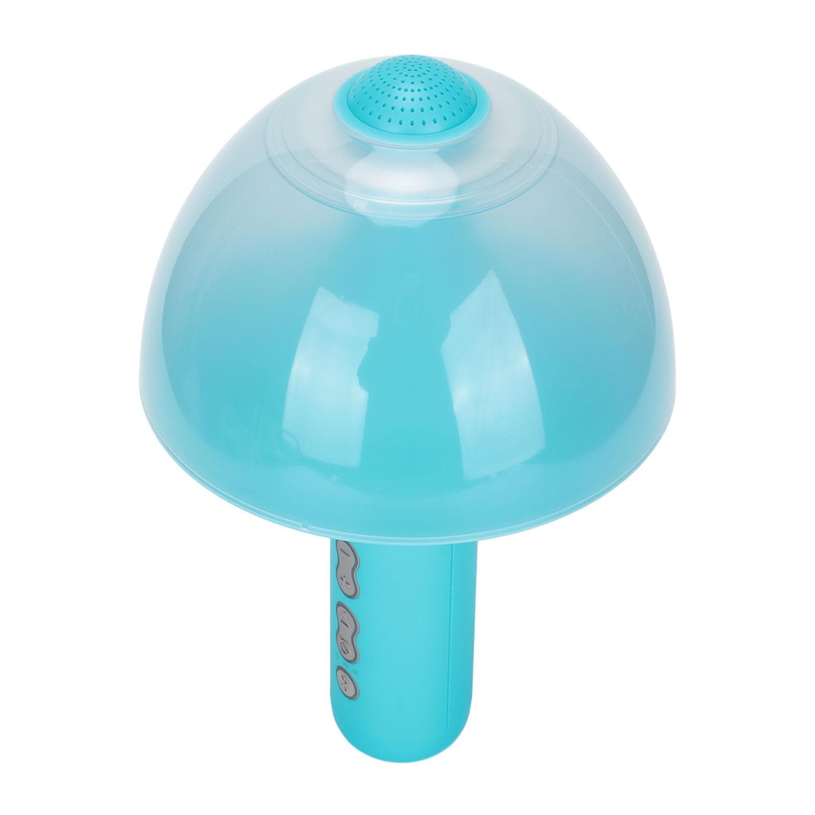Bluetooth Wireless Karaoke Mic Night Light Bluetooth Microphone for Party KTV Home HolidayPink blue