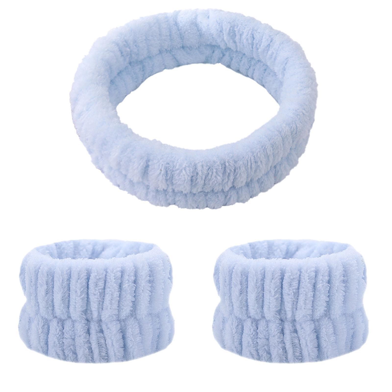 Plush Hair Band Cosmetic Makeup Washing Face Shower Spa Elastic Hair Hoop