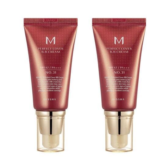 MISSHA M Perfect Cover BB Cream SPF42 PA+++ 50ml No.31 Golden Beige (3 Options) #2EA