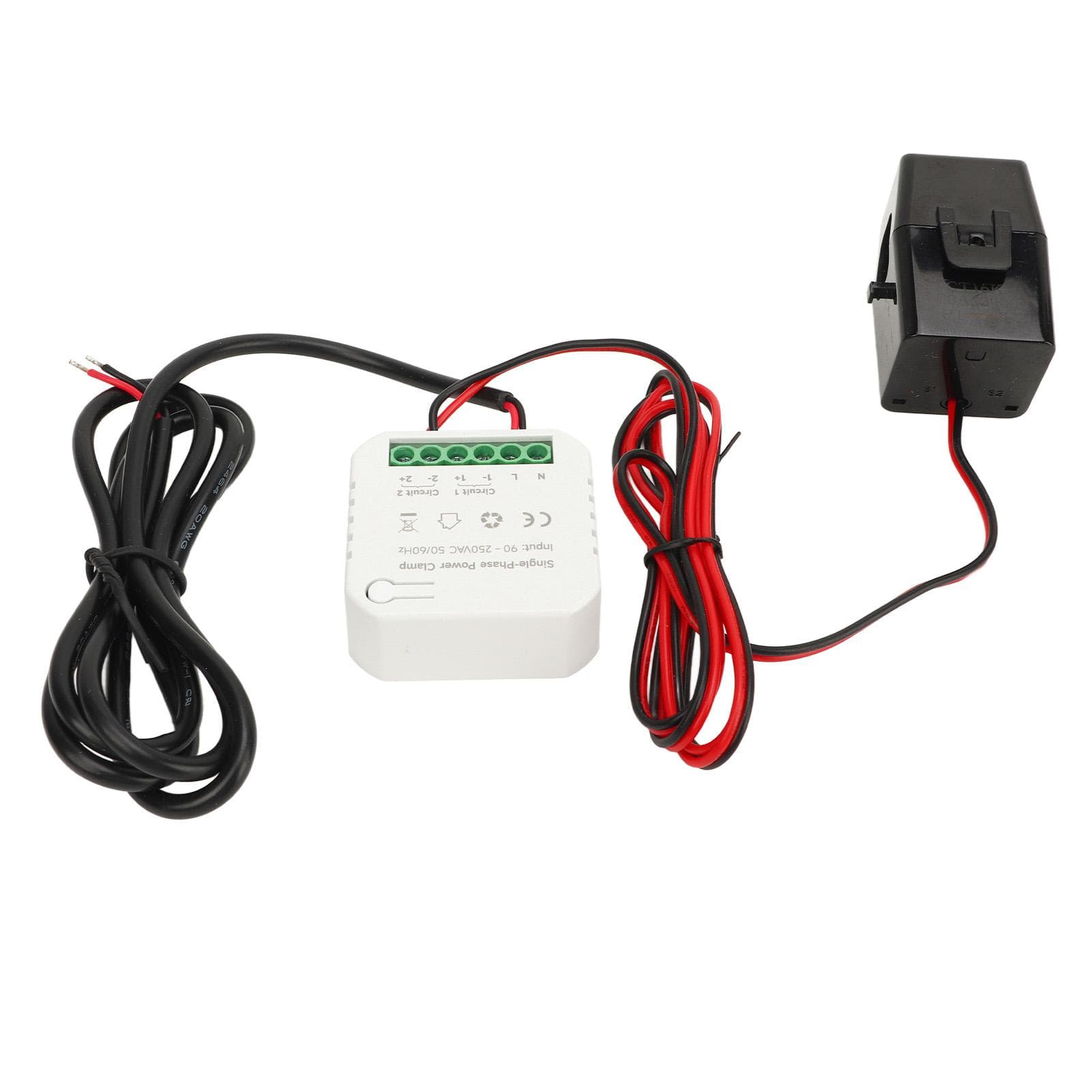 90?250VAC WIFI Smart Energy Meter Real Time Monitoring APP Record Power Consumption Monitor KWh