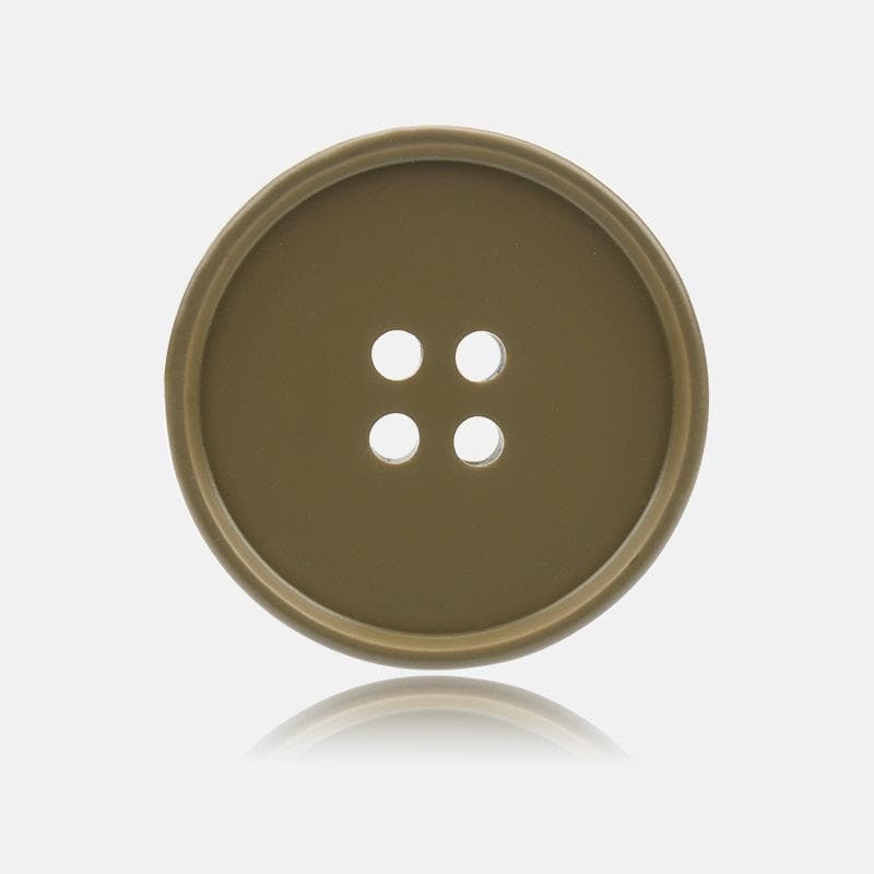 10Pcs High-End Resin Paint Buttons Maillard Suit Coat Buttons Sweater Jacket Decorative Buttons Olive Green 25mm