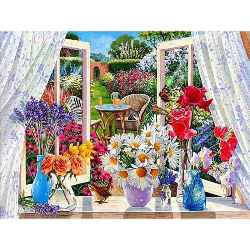 Diamond Painting Half Face Makeup Cross Stitch Round Drill Rhinestone Mosaic Decor 20X30CM