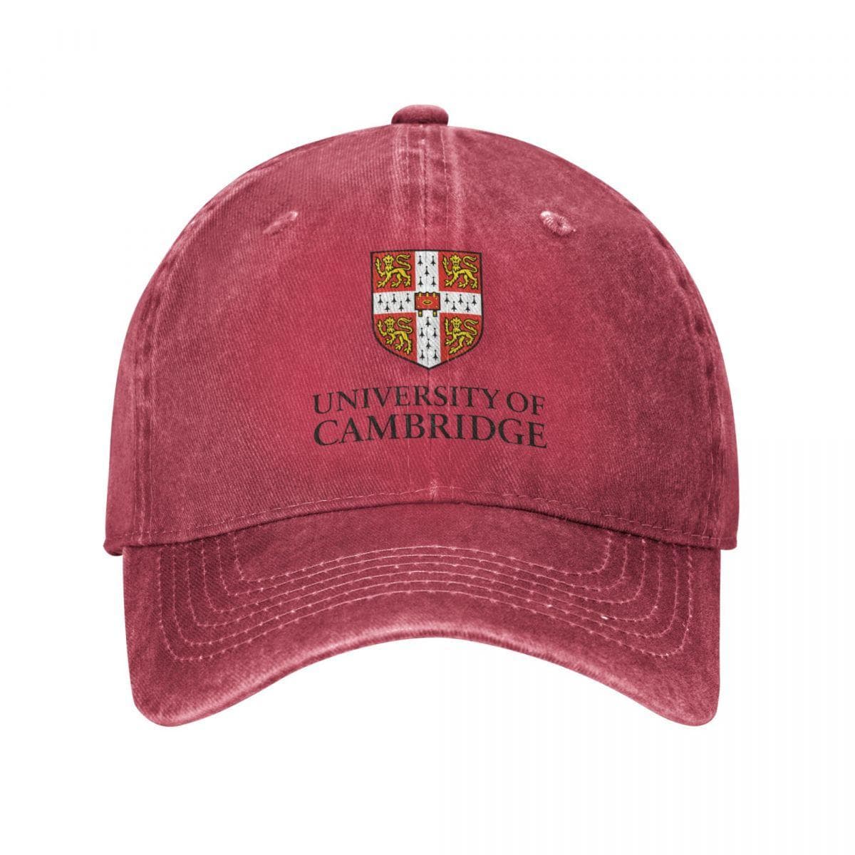 Vintage Cambridge-University Baseball Cap Unisex Distressed Cotton Snapback Cap Outdoor Running Golf Hats Cap One Size