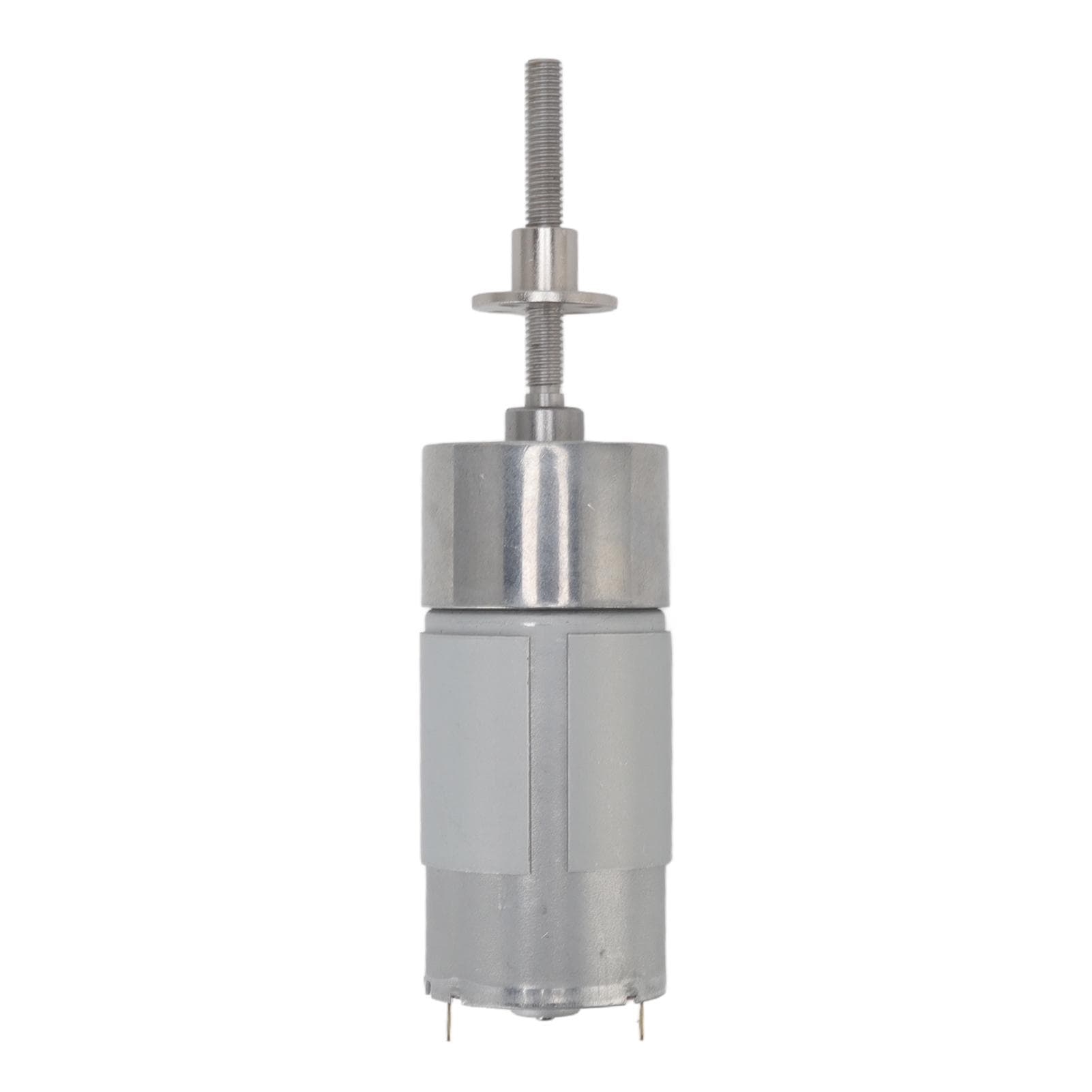 DC Geared Motor Aluminum Alloy Shell Brass Coil CW CCW Gear Motor with Flange DC12V M6 600RPM