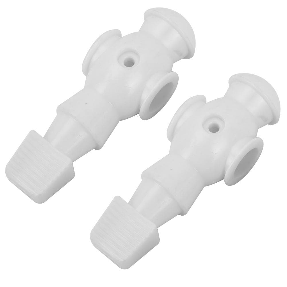 2Pcs Table Football Men Player Foosball Soccer Machine Replacement Dolls Indoor Games(White) white