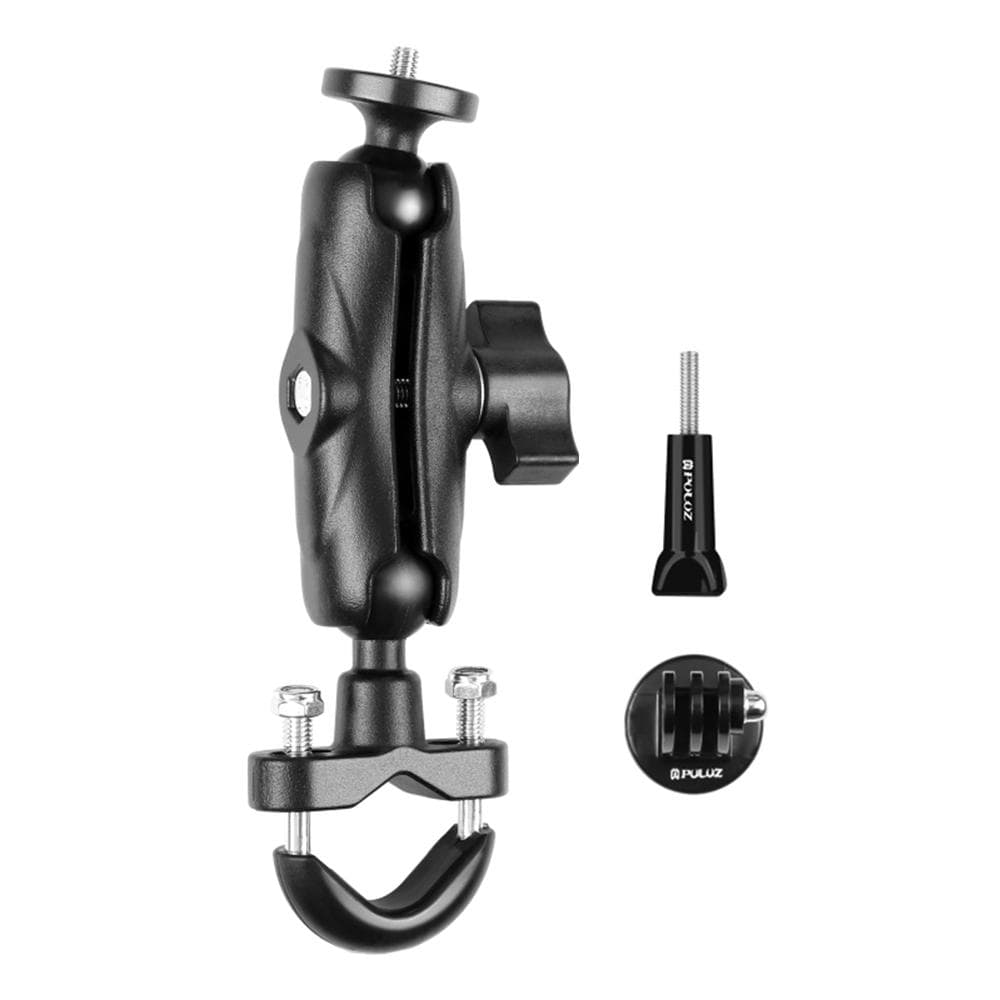PULUZ PU701B Motorbike Bike Handlebar Mount Bracket Motorcycle Bicycle Camera Holder 1/4 Inch Screw