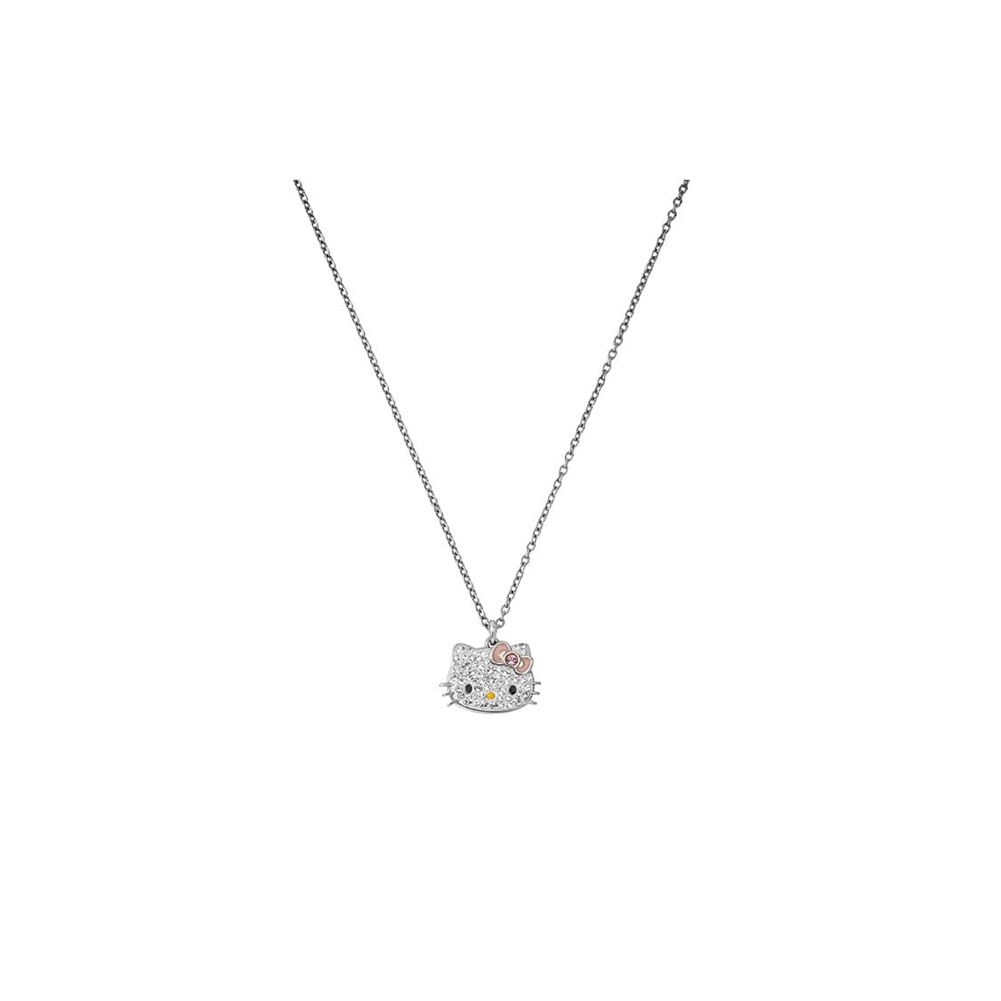 Swarovski Hello Kitty Creative Design Crystal Necklace Women necklace Silver 5013195 Box