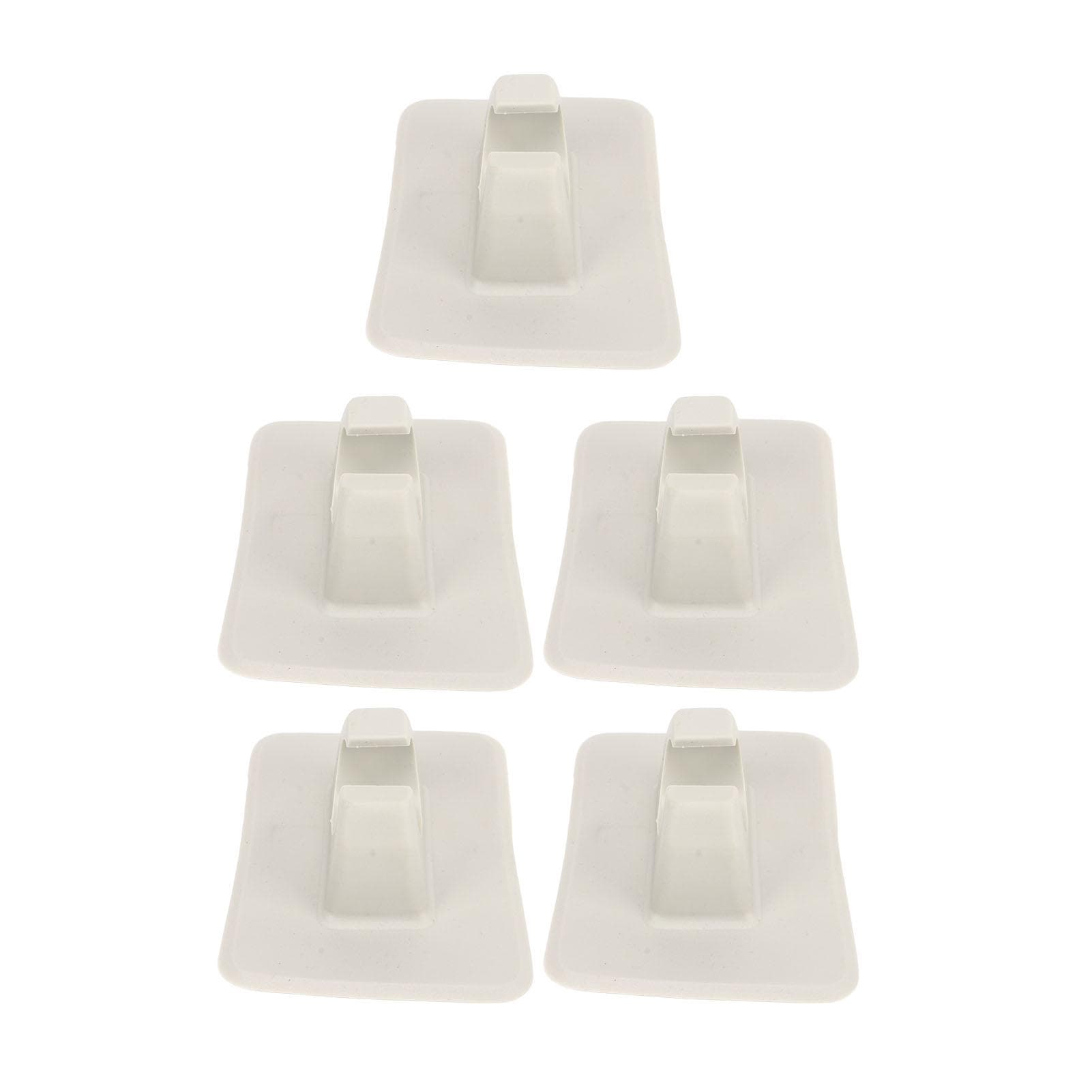 5pcs Kayak Oar Clips Plastic Inflatable Boat Paddle Holder Clip Keeper Kayaks Canoes Rowing Boats gray