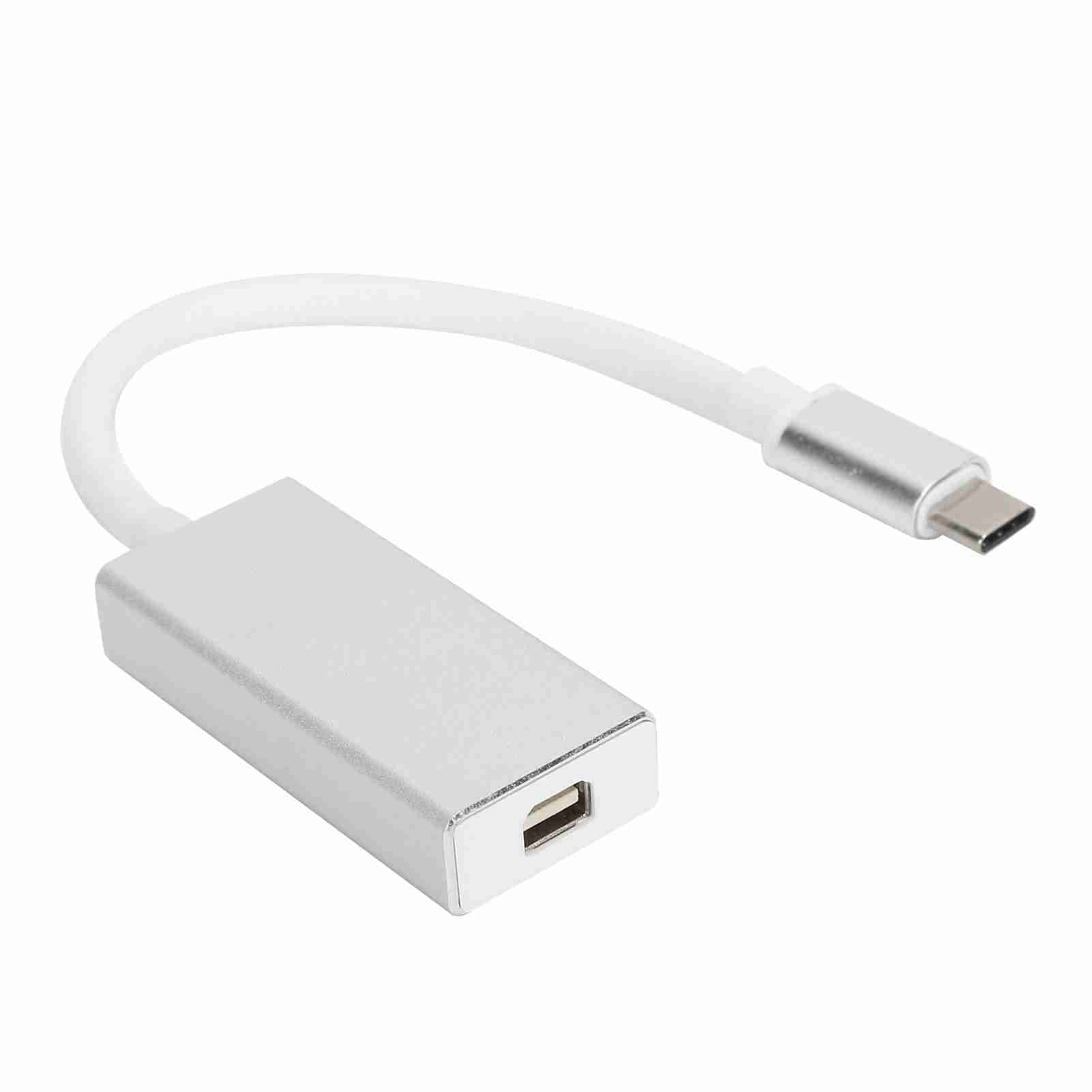 Adapter USB 3.1 TypeC to Mini DP Adapter 4K Mini Display Port Adapter for Lenovo T470 Dell Monitor