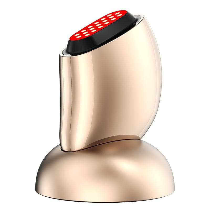 Small Mango Milk Light Micro-current Beauty Instrument, Face Lift and Skin Rejuvenation, Red Light Hot Compress Introducer, Collagen Cannon