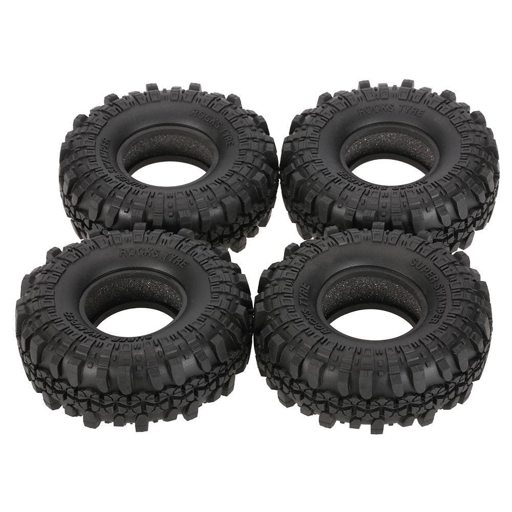 4x AUSTAR AX-4020 1.9 Inch 110mm 1/10 Rock Crawler Pneus pour RC4WD RC Car