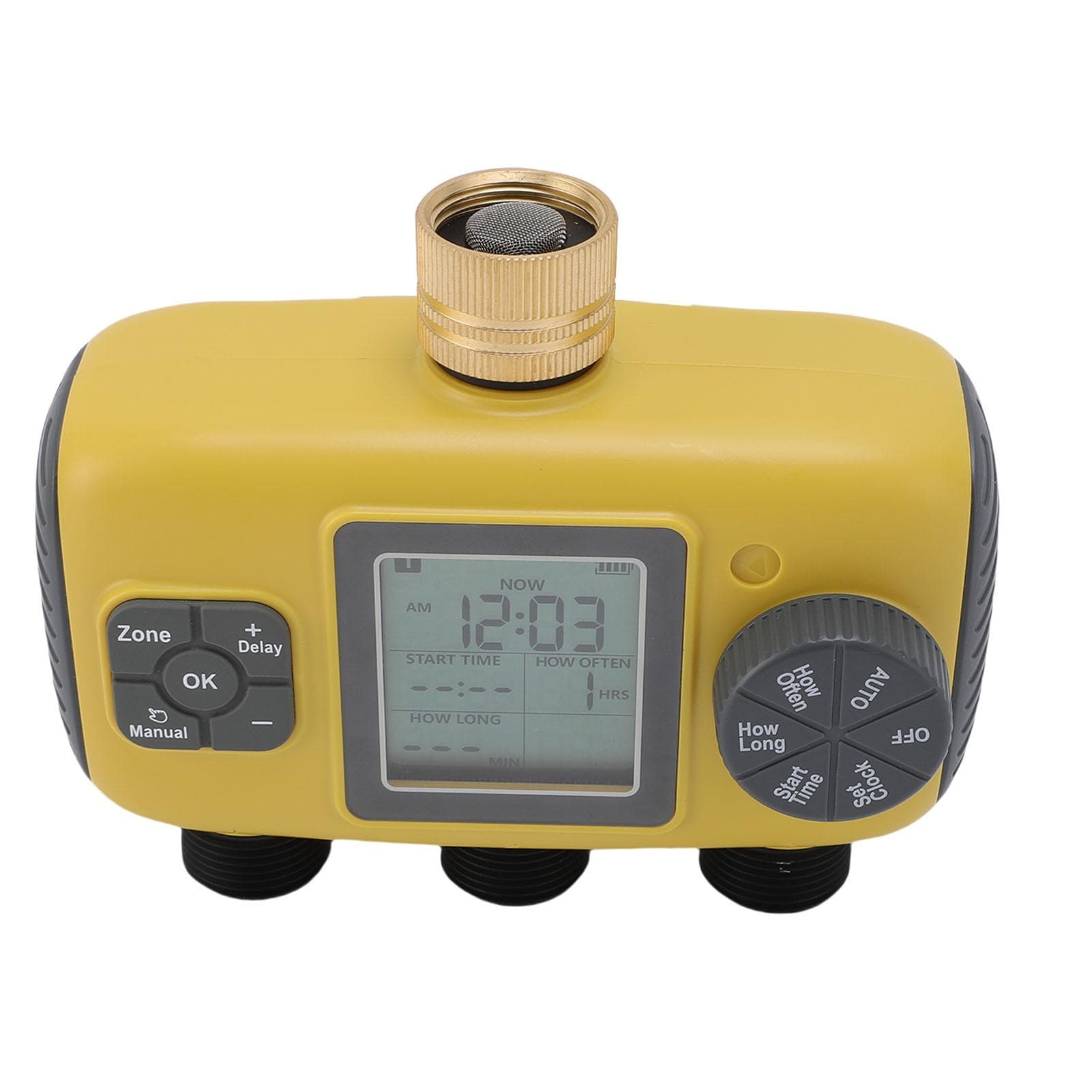 Smart Sprinkler Timer 3 Outlet Irrigation Water Valve Controller for Garden Lawn Greenhouse