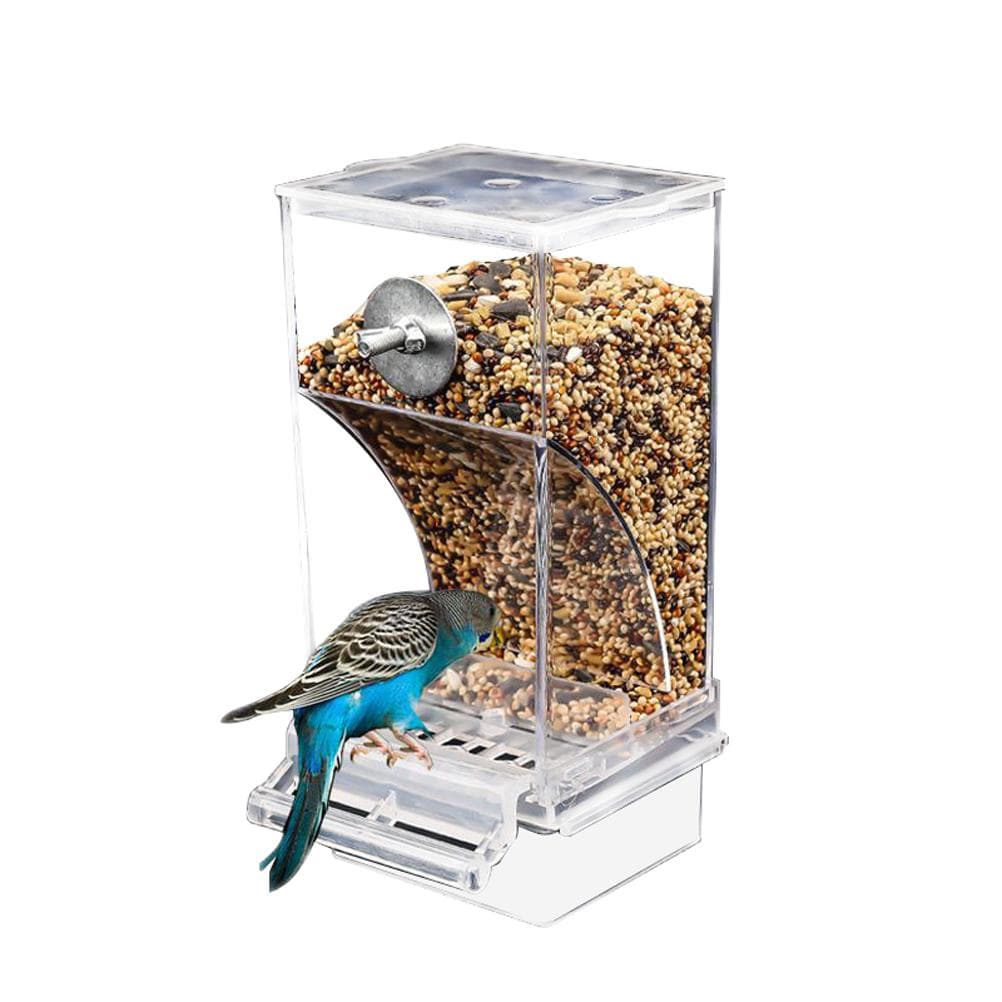 Bird Automatic Feeder Splash Proof Bird Feeder Bird Cage Accessories Bird Food Container for
