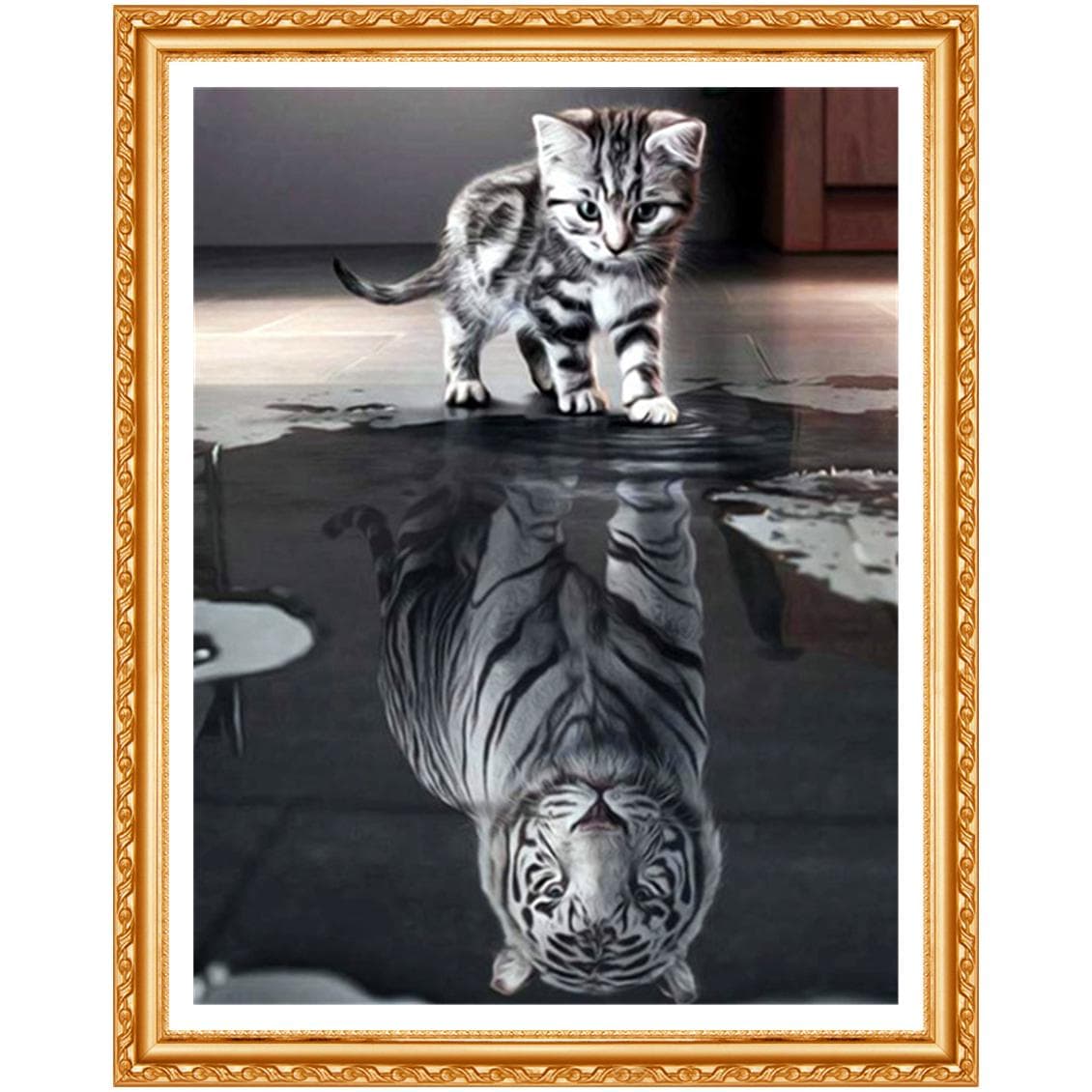 Diamant Painting Embroidery Full Kit DIY Diamond Painting Cross Stitch Animals Picture Rhinestones 20X30CM