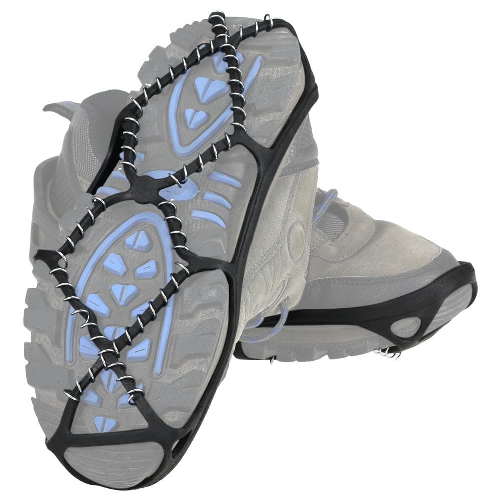 1 Pair Ice Crampons Winter Snow Boot Shoes Covers Ice Gripper Anti-skid Snow Traction Cleats L