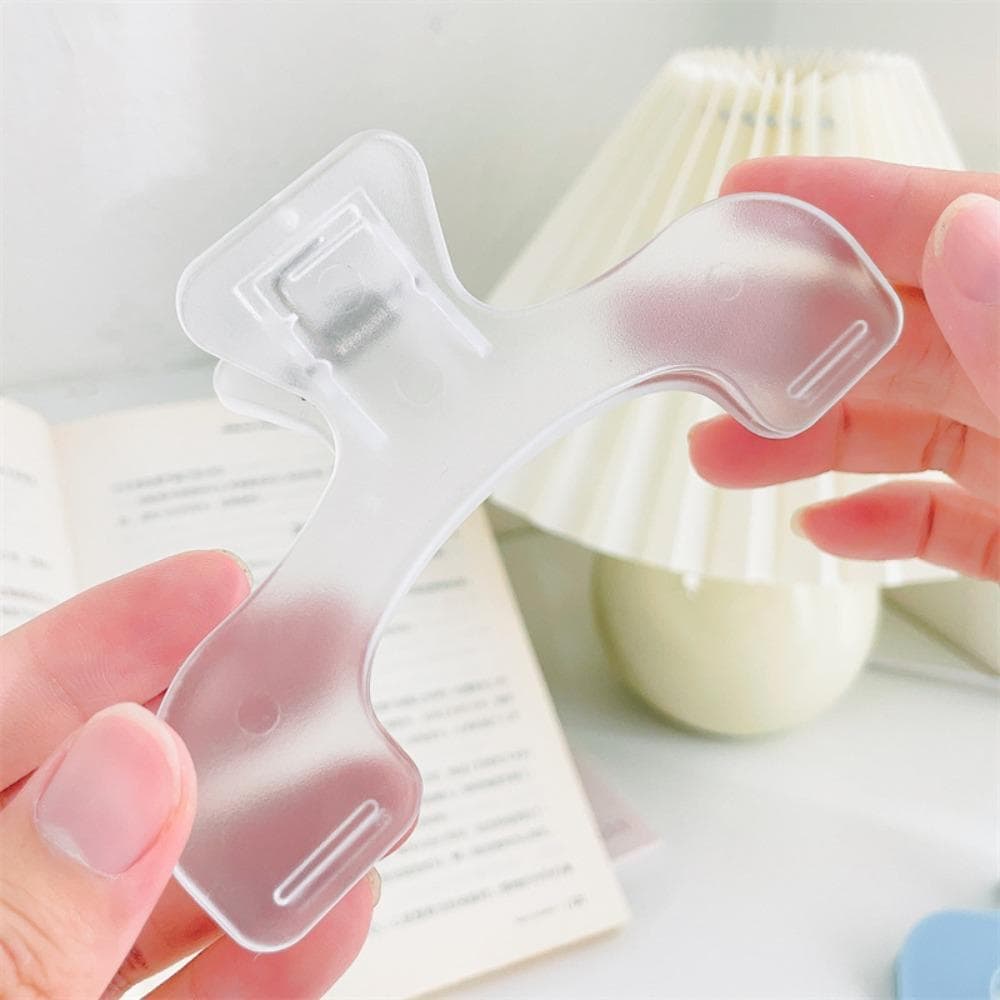 Fixed Book Holder Reading Bookmark Holder Offices Supplies Simple Reading Aid Creative Bookmarks Multi-functional transparent