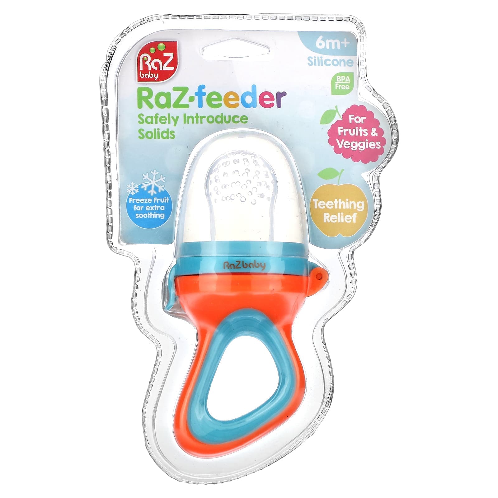 RaZbaby, Raz-feeder, 6m+, red & blue, 1 feeder