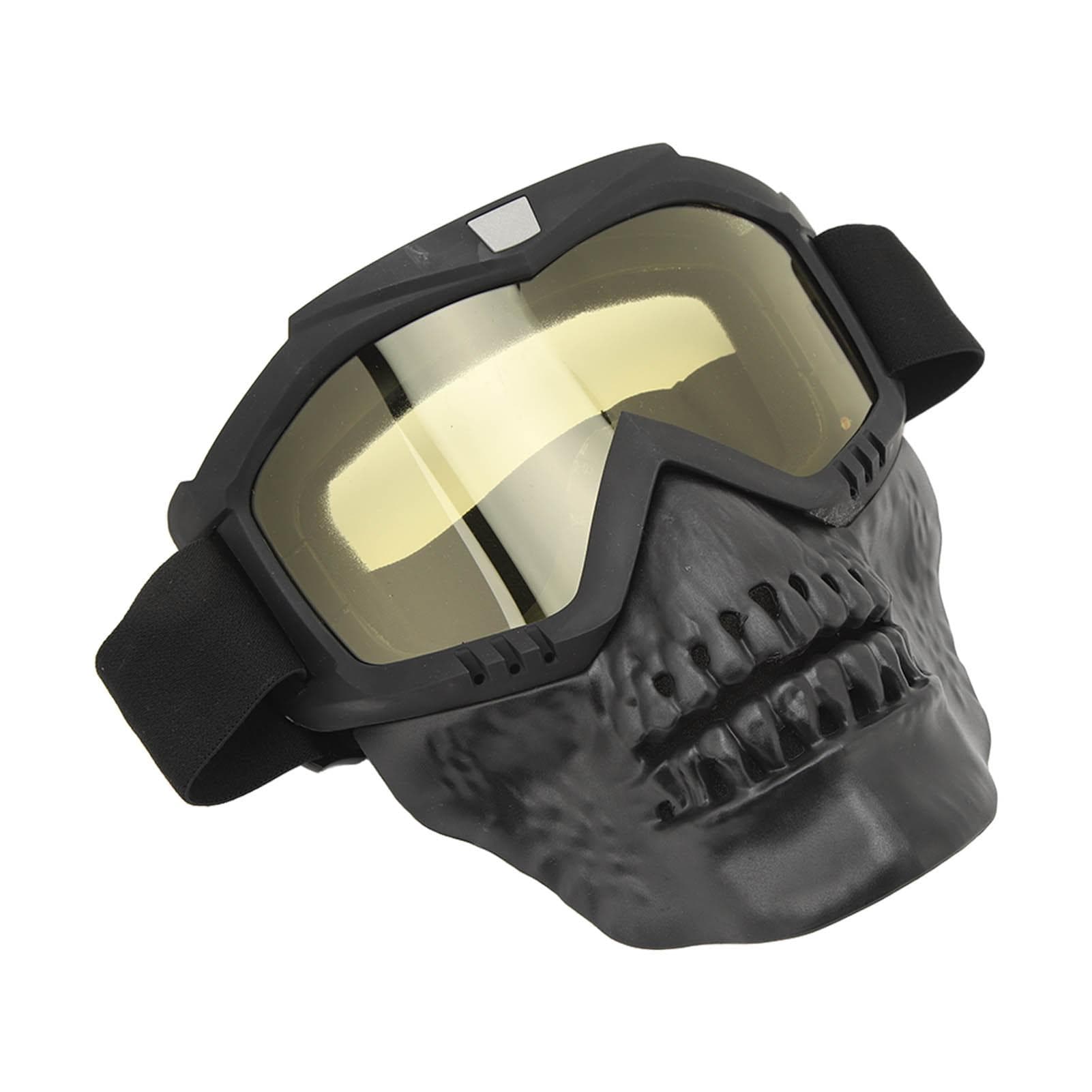 Skull Motorcycle Helmet Goggles Dirt Bike Motorcycle Goggles for Motocross ATVOffroad Riding Racing