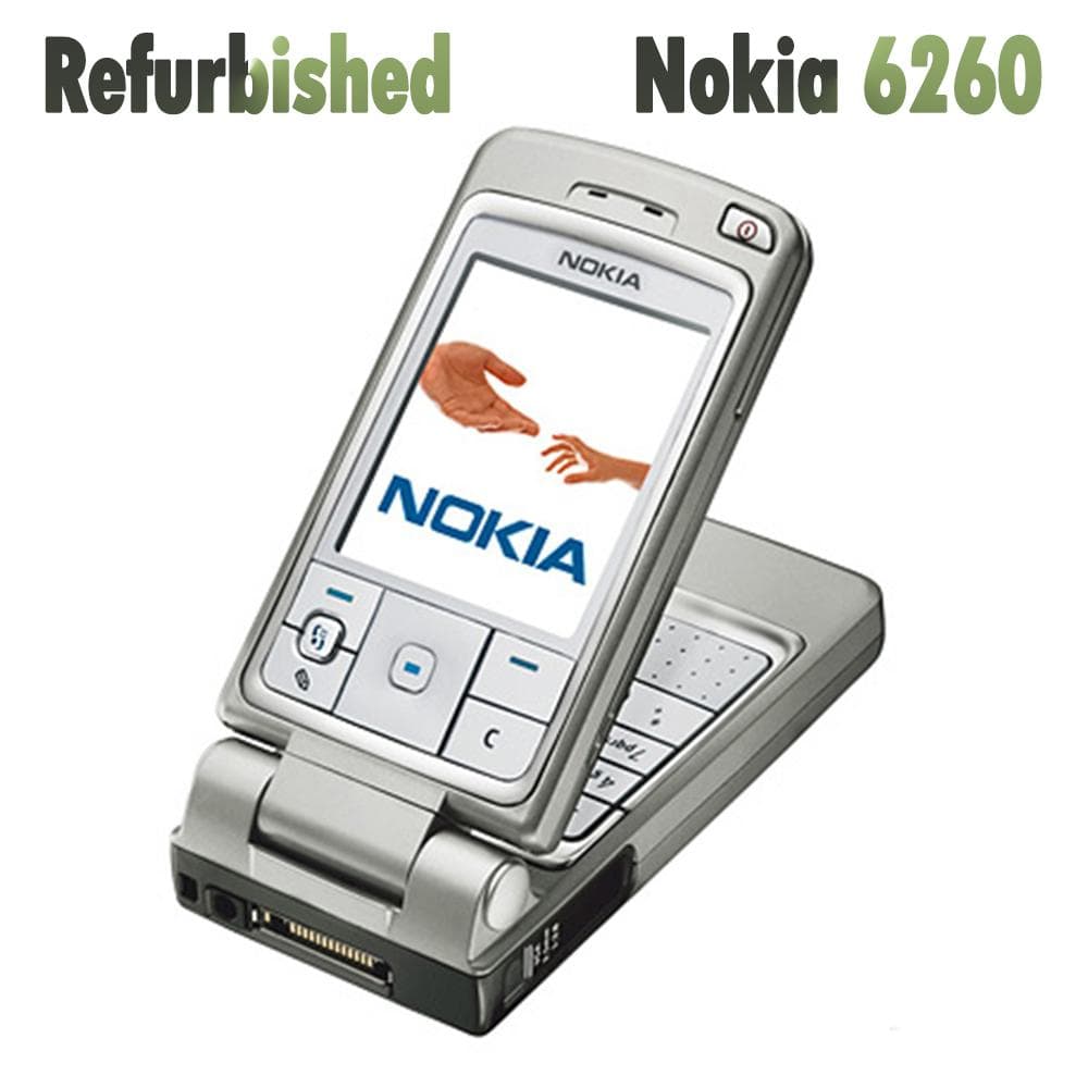 Refurbished Nokia Original Nokia 6260 Mobile Phone With 1 SIM Simple Set black