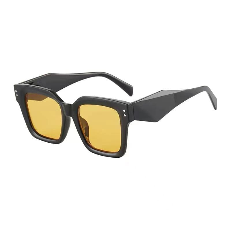 Fashion Square Sunglasses for Men Women UV400 Protection Stylish Sun Glasses Driving Hiking Outdoor