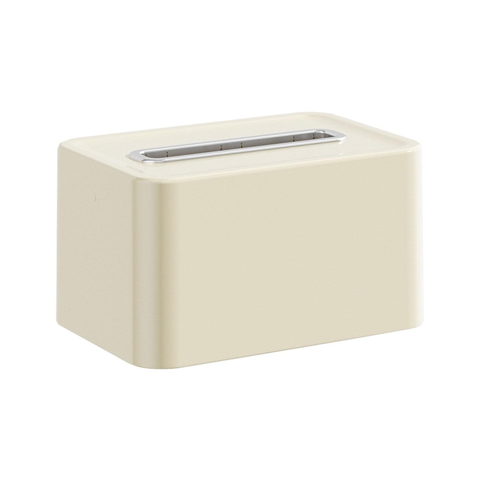 Tissue Holder Large Opening Built in Spring Multifunction Auto Napkin Holder Box for Home Living