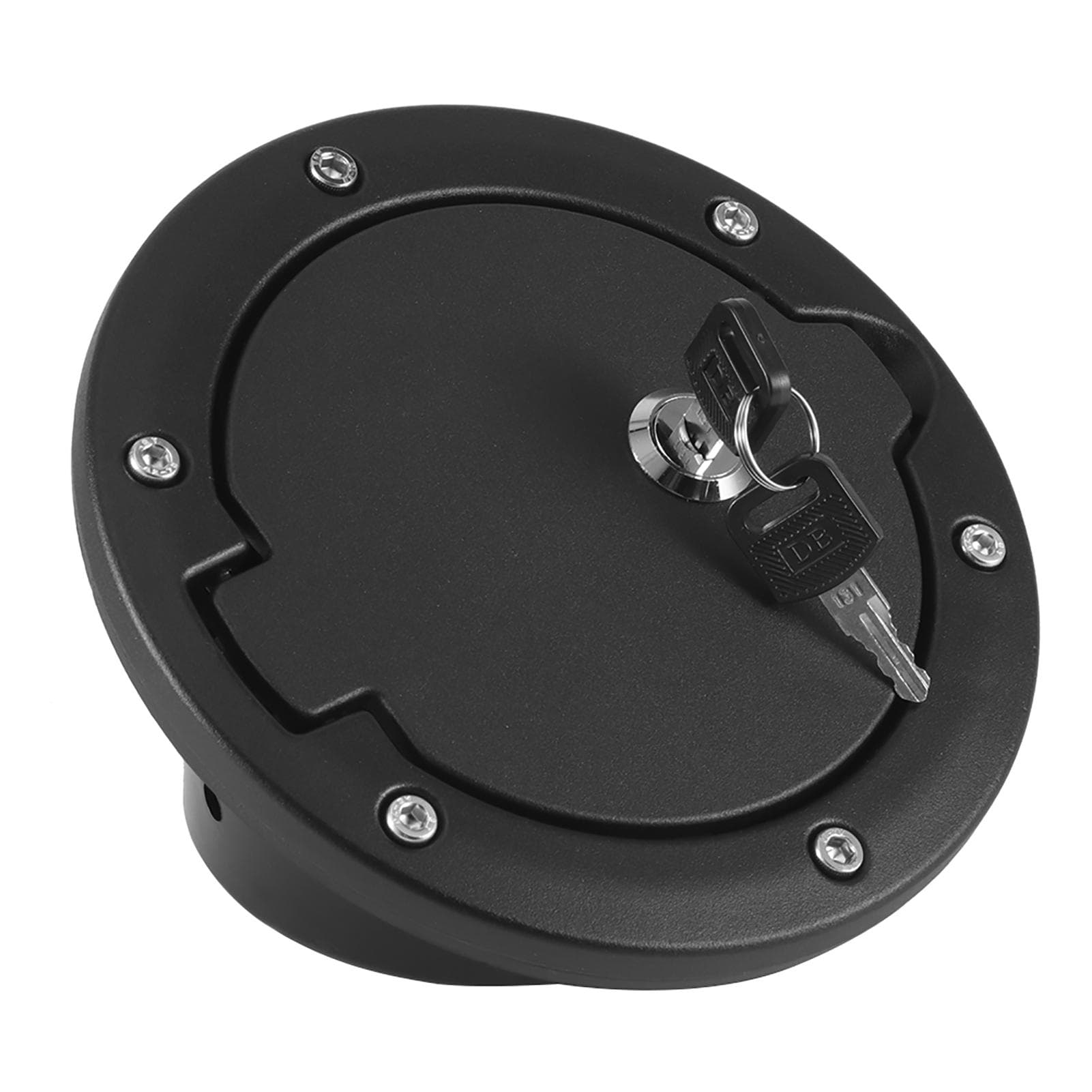 Fuel Tank Gas Cap Cover with Lock Fits for Jeep Wrangler JK 4Door 2Door 20072017