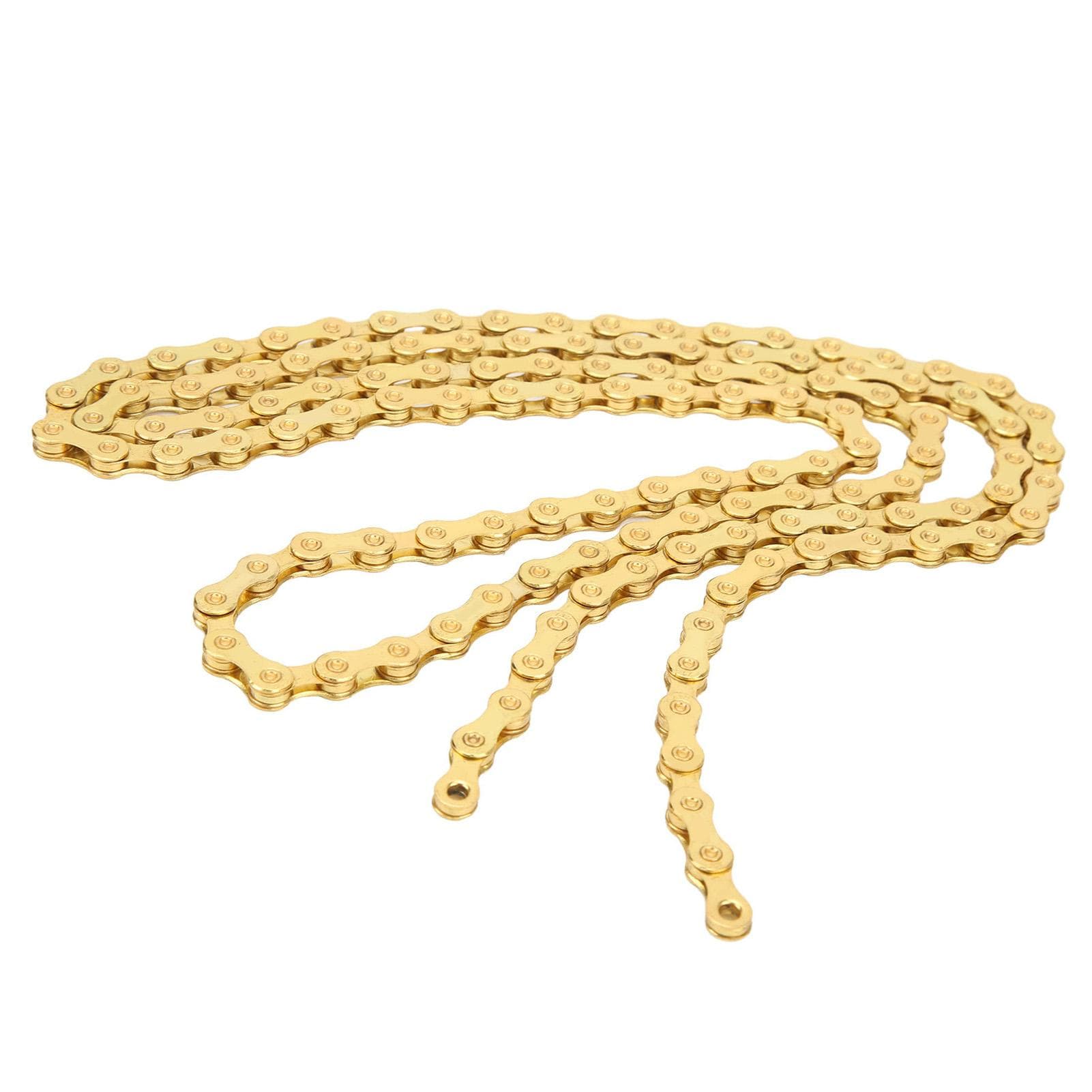 Bike Chain 12 Speed Mountain Road Bike Chain Variable Speed Chain Replacement Parts Gold
