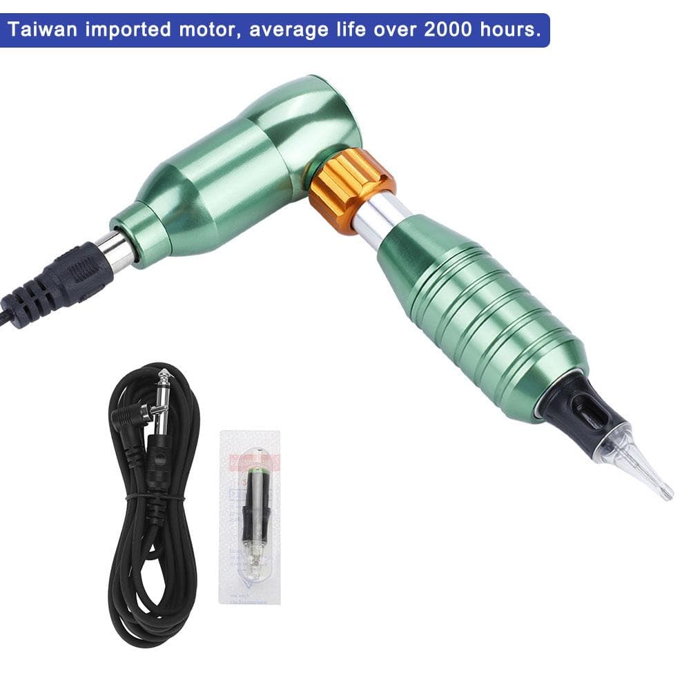 Alloy Rotary Tattoo Machine Gun Permanent Makeup Supplies Green green