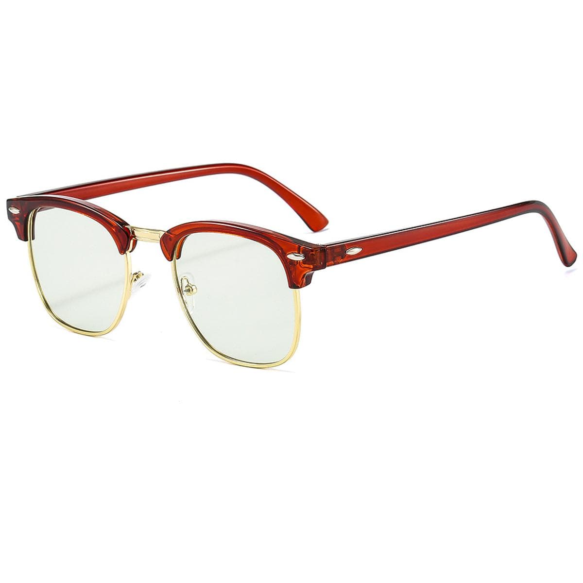 1pc Men Geometric Photochromic Glasses For School Life Daily Walking Casual Shades Fashion Accessories