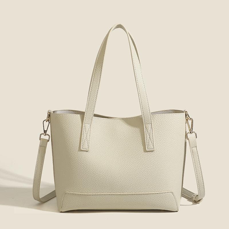 Women's Bag, Tote Bag, Versatile Mother and Child Bag, Large-capacity Bag, Lychee Textured Handbag, Crossbody Bag
