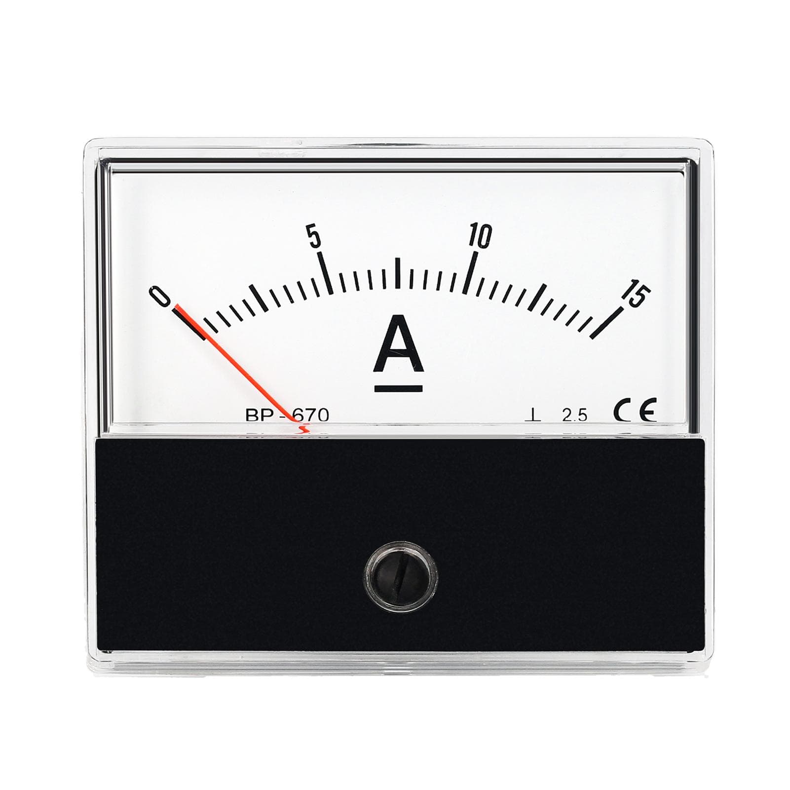 Analog Current Panel Meter Ammeter Gauge Class 2.5 Accuracy DC 0-15A Analog Ammeter Ampere DC 0-15A