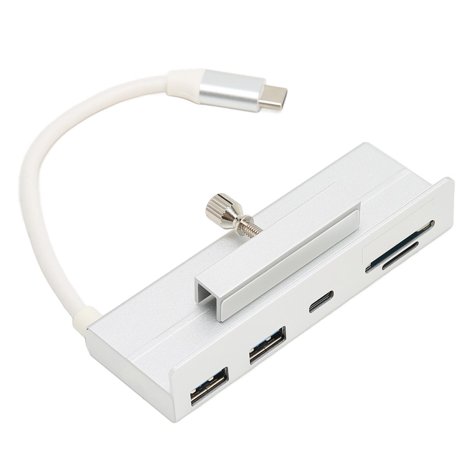 For OS X AIO PC USB C Hub 6 in 1 USB3.1 Gen2 10Gbps Plug and Play Type C Clamp Hub for 24in