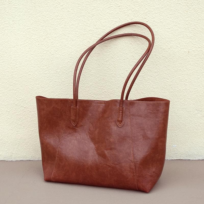 Versatile and Simple Tote Bag, Women's Fashionable Single-shoulder Large Bag, Large-capacity Commuting Women's Bag, Handbag