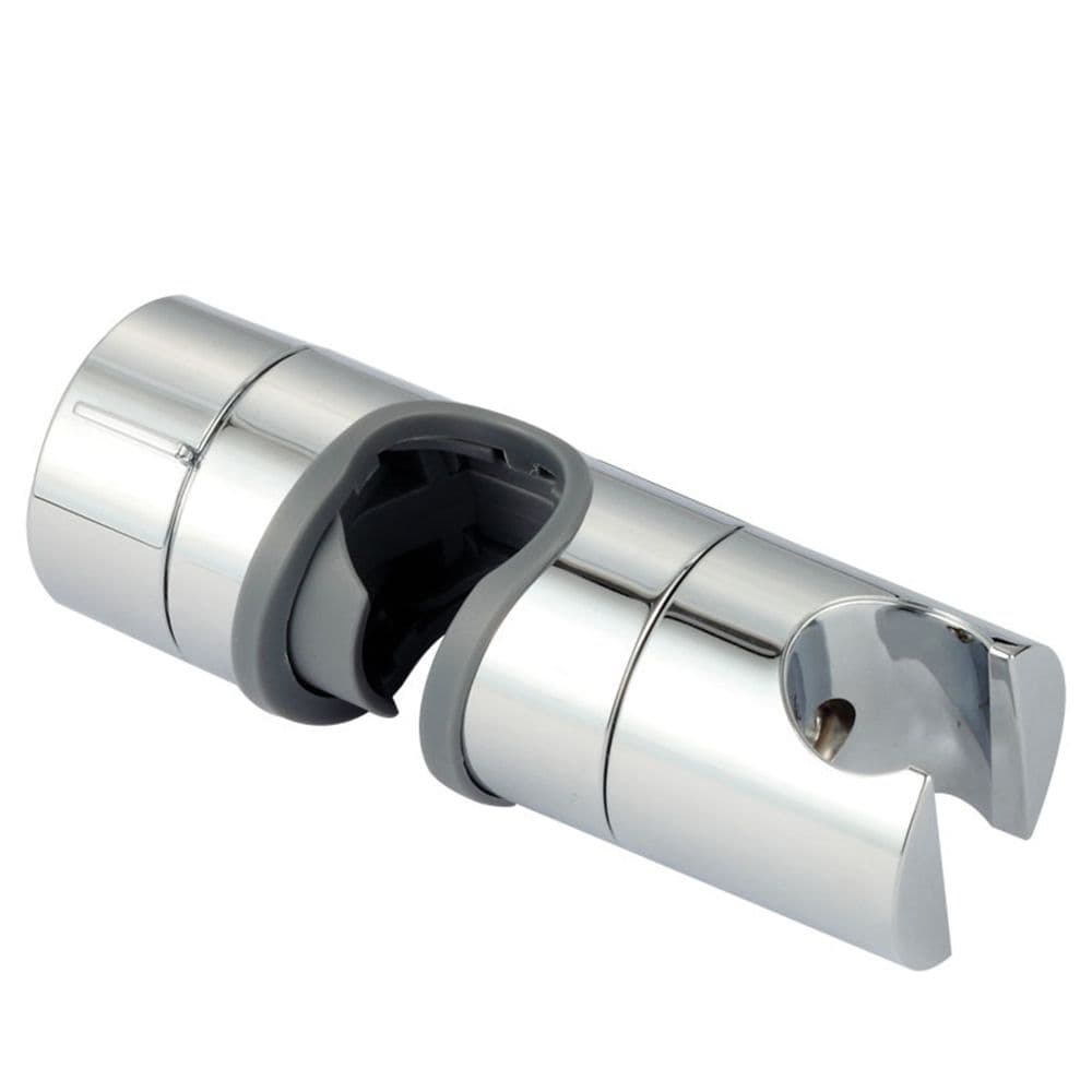 Adjustable Shower Head Holder Universal Bracket  Chrome Plated Hand Shower Rail Slider Clamp grey