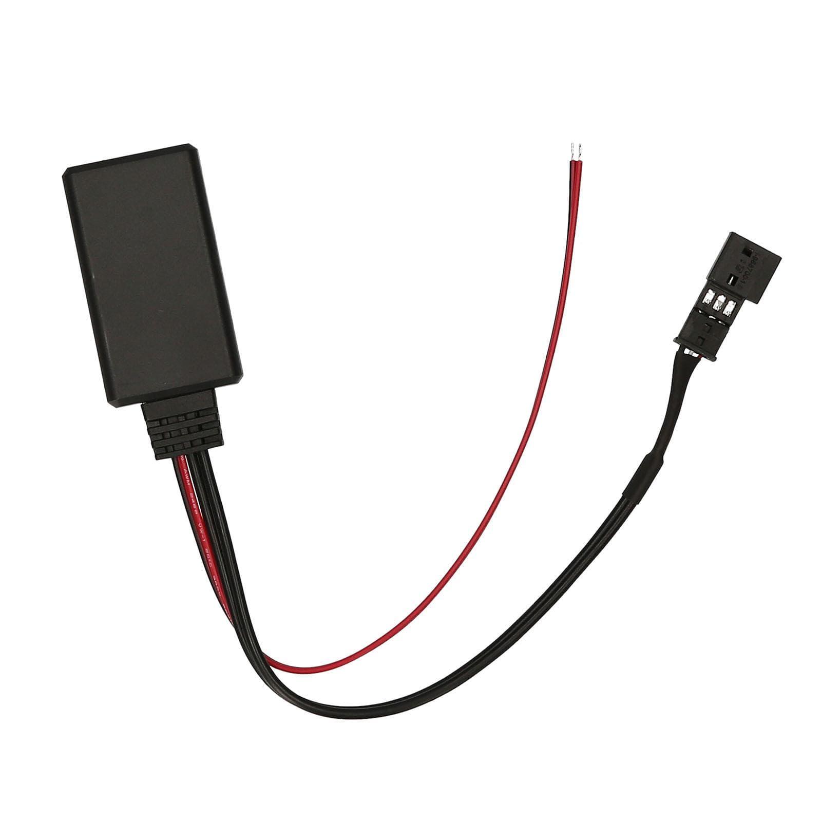 CD Changer Rear 3Pin AUX Port BT Module Auxin Cable Adapter Replacement for BMW E39 E46 E53 X5 black