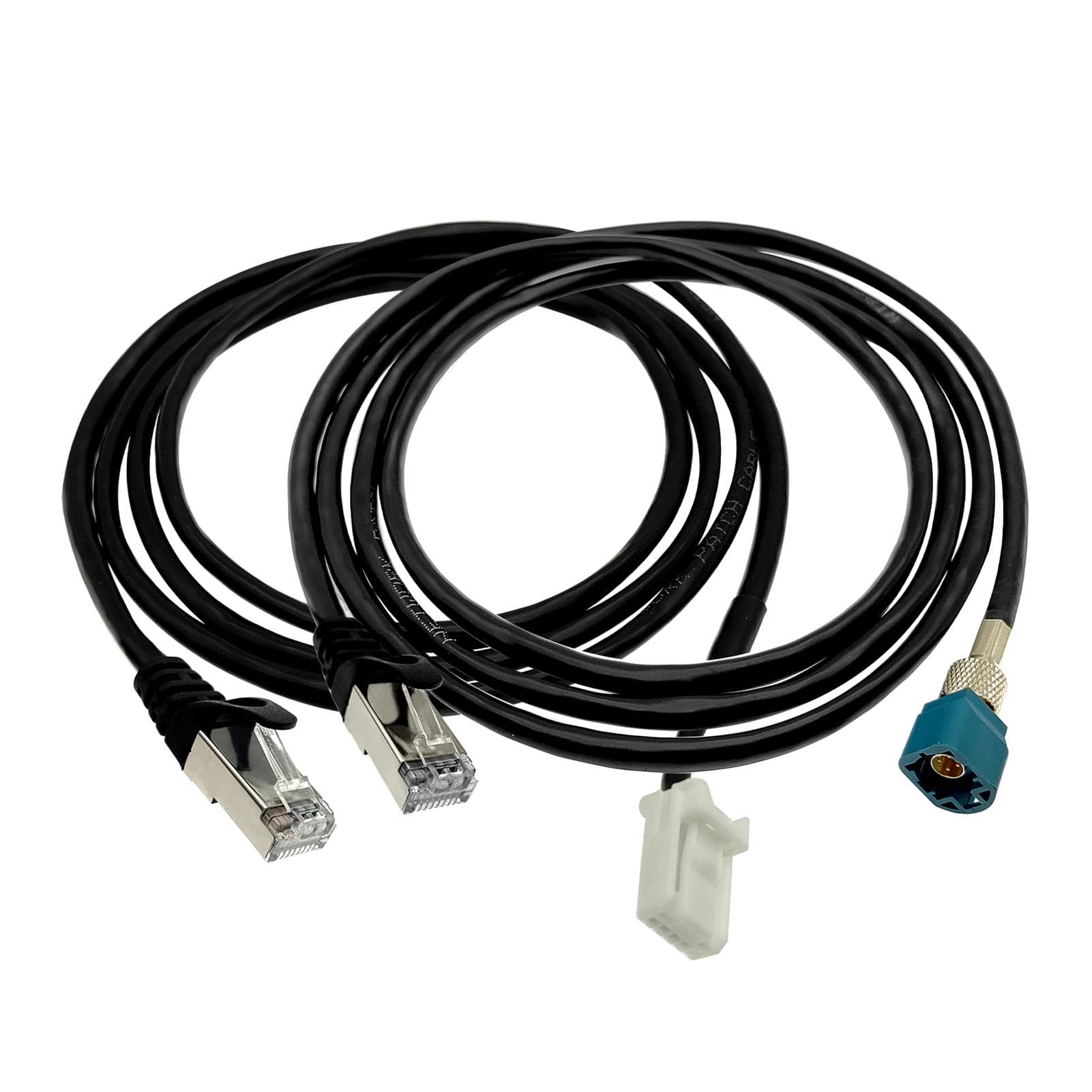 2pcs Diagnostic Service Cable Diagnostic Service System Diagnostic Tool Replacement for Tesla Model black
