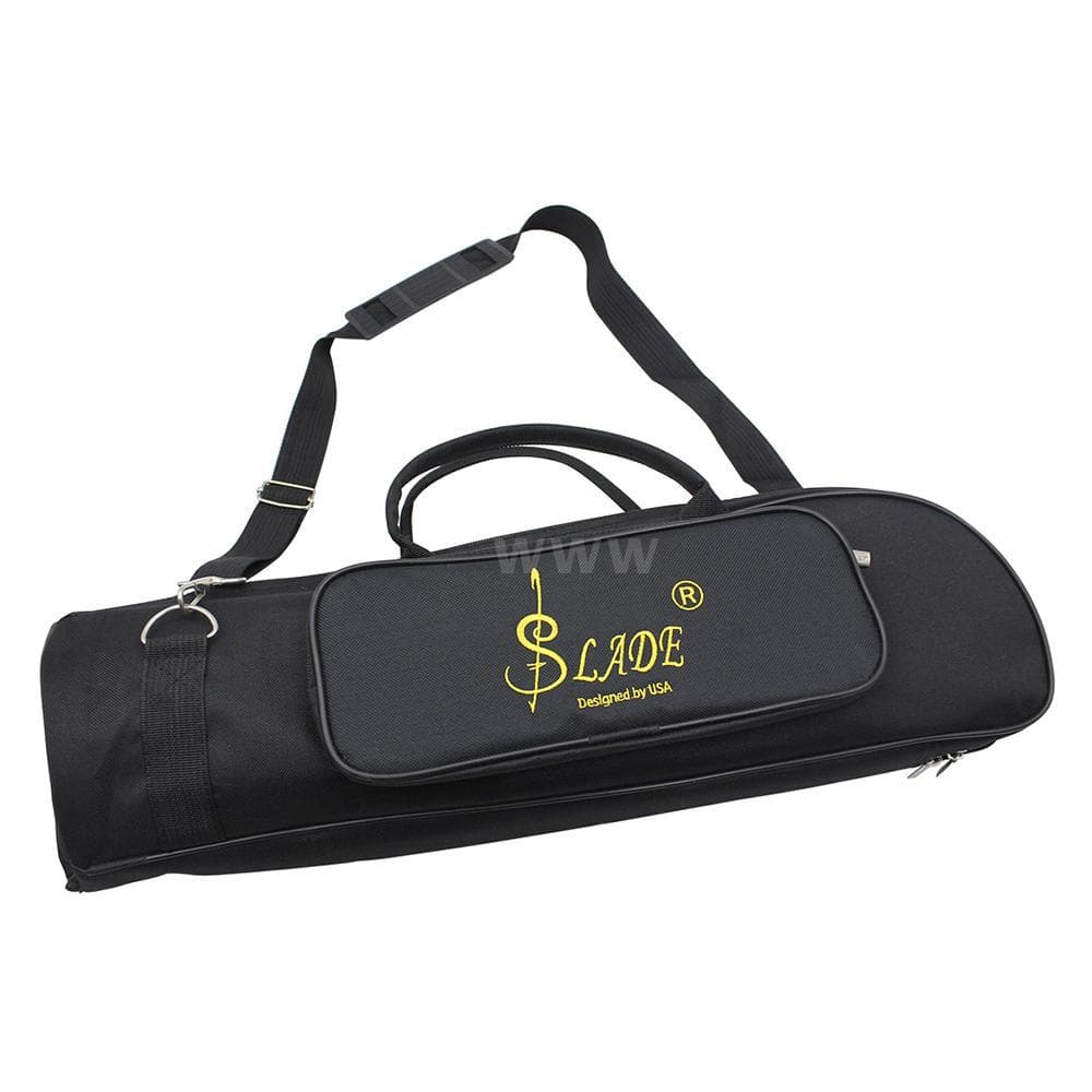 600D Water-resistant Trumpet Gig Bag Oxford Cloth Adjustable Shoulder Strap black
