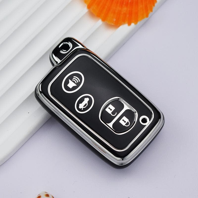 2/3/4 Buttons New TPU Car Remote Key Case Cover Fob For Toyota Camry Prius Land Cruiser Prado 150 Crown For Subaru Foreste XV Accessories 4 Button Key Case black