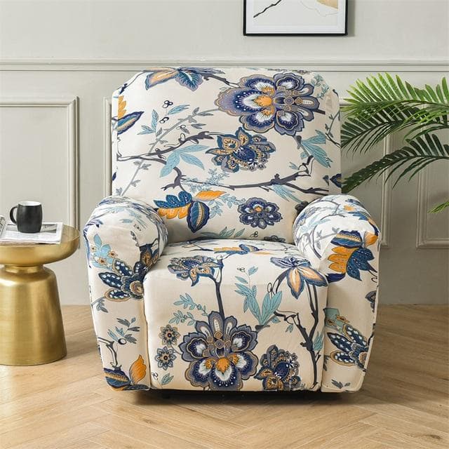High Stretch Recliner Chair Covers Protector Leather Living Room Recliner Chair Soft Anti -Slip Recliner Chair Slipcover For Home