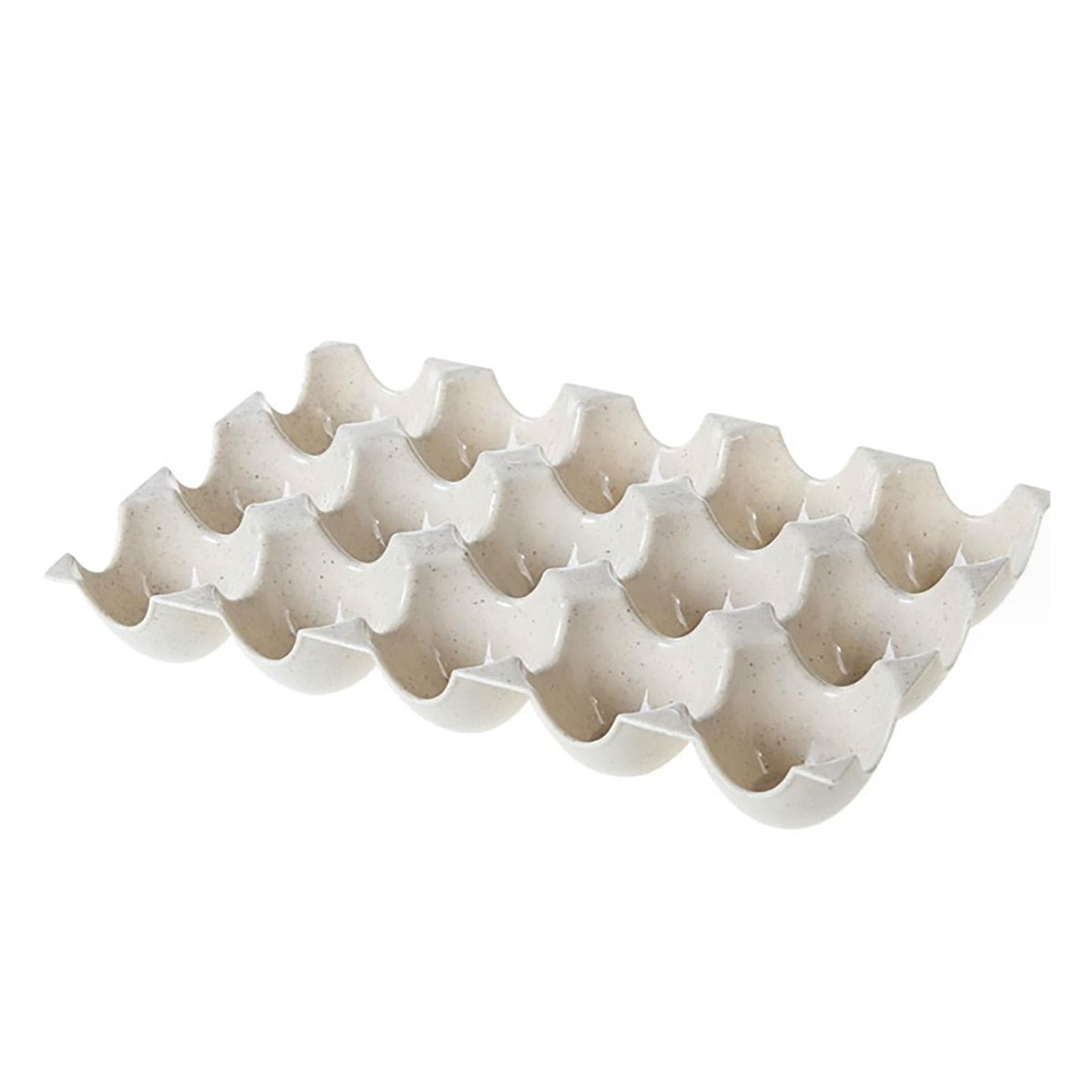 Egg Tray Fresh Preservation Multipurpose 3 Rows Space Saving Egg Storage Container for Kitchen