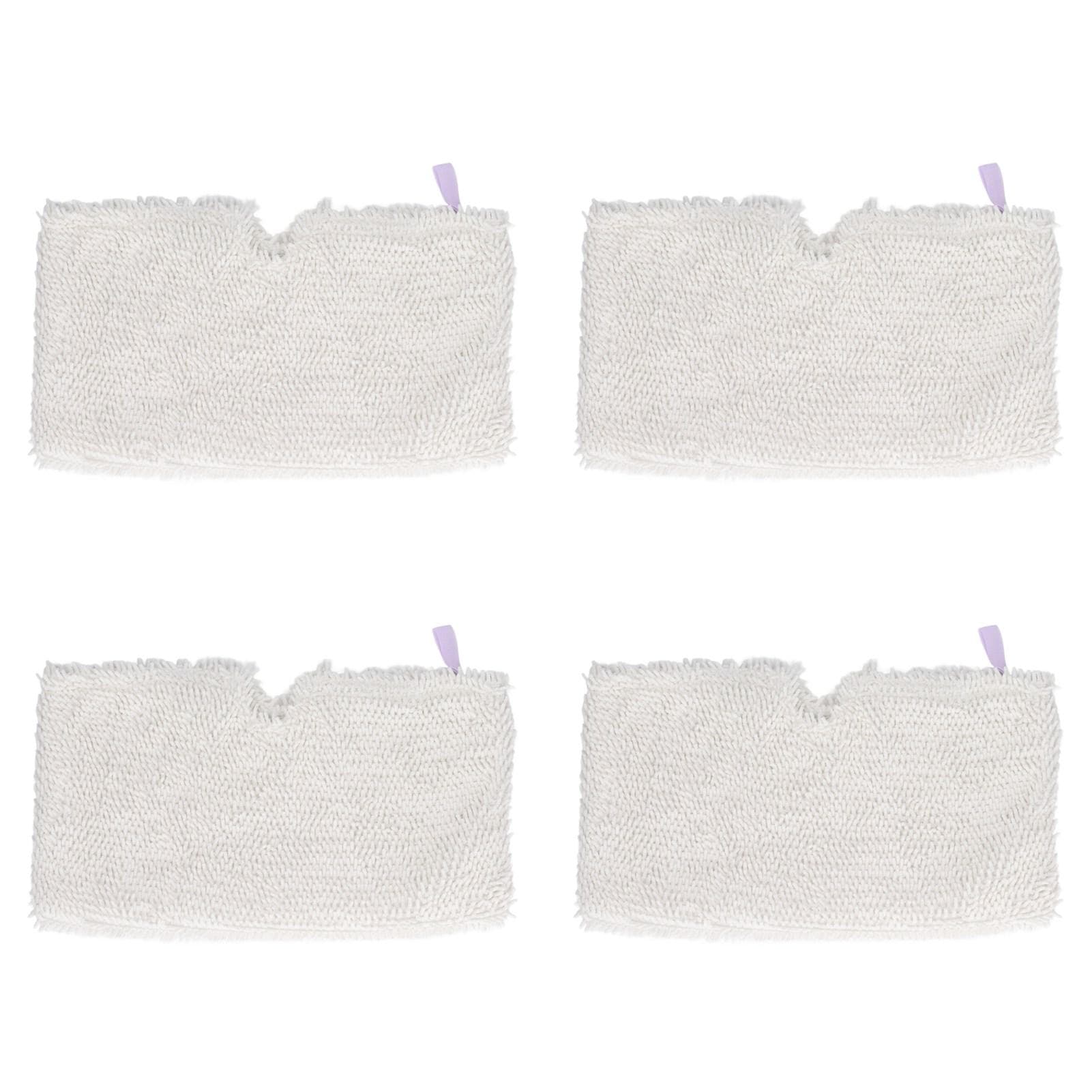 4Pcs Microfiber Mop Pads Replacement Steaming Mop Pads for Shark S3901 S3500 S3501