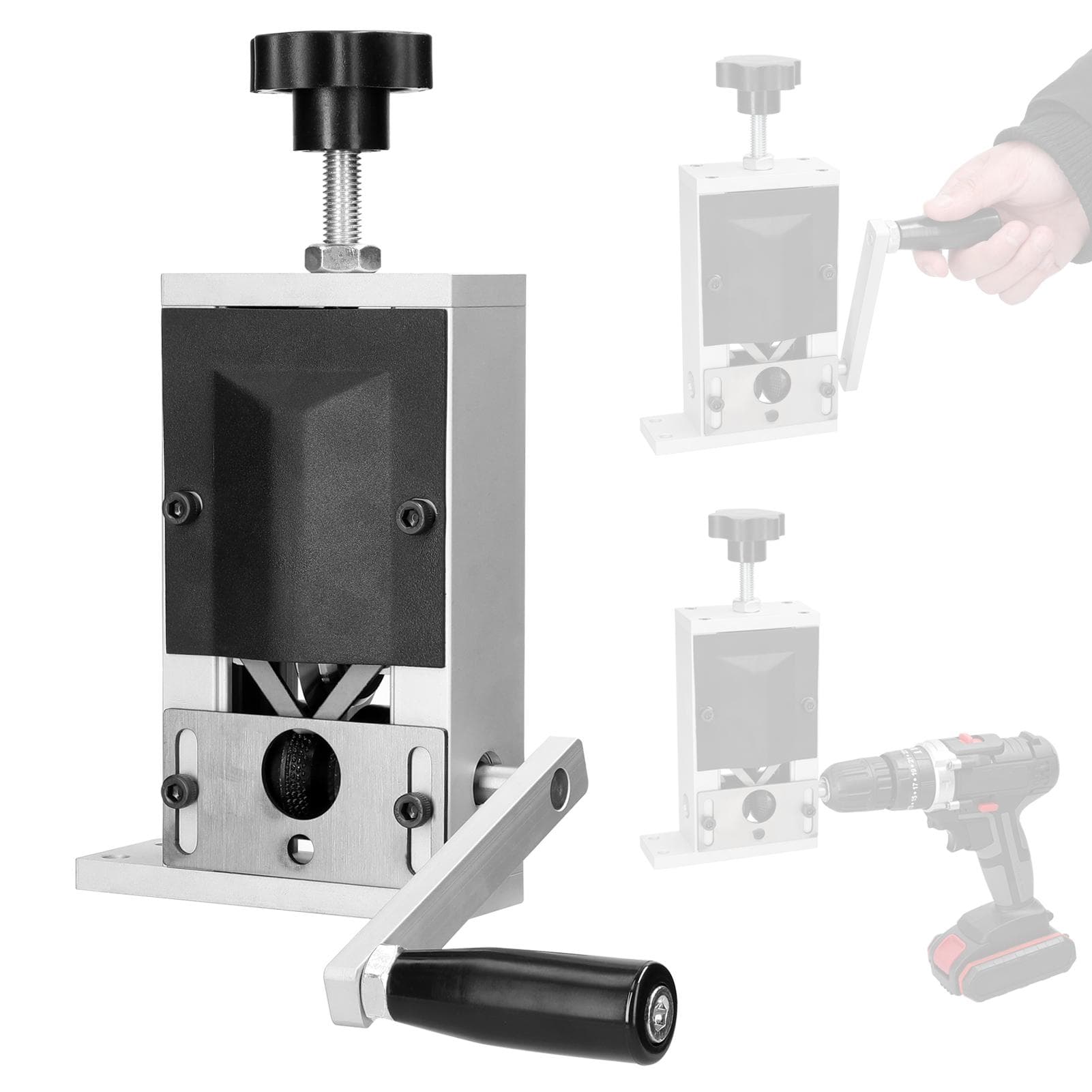 Portable Household Wire Stripper Aluminum Alloy Manual Wire Stripping Tool Cable Peeling Machine
