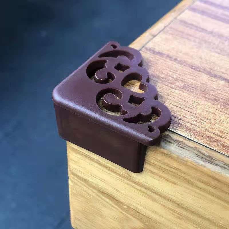 4Pcs/lot Hollow Out Flower Pattern Soft Baby Safe Corner Protector Baby Kids Table Desk Corner Guard Children Safety Edge Guards coffee