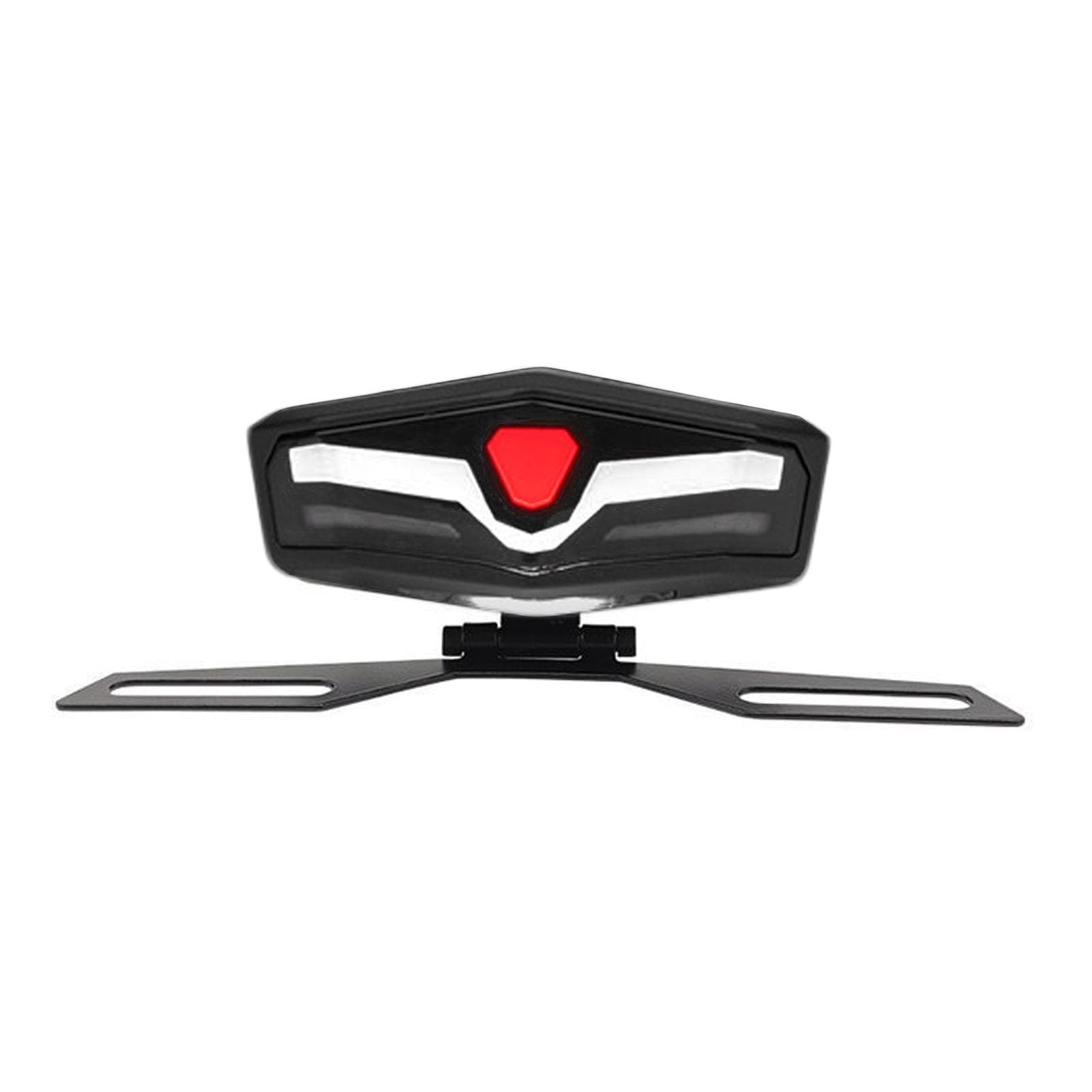 Universal LED Tail Light Integrated Running Lamp Brake & Turn Signal Light with License Plate white