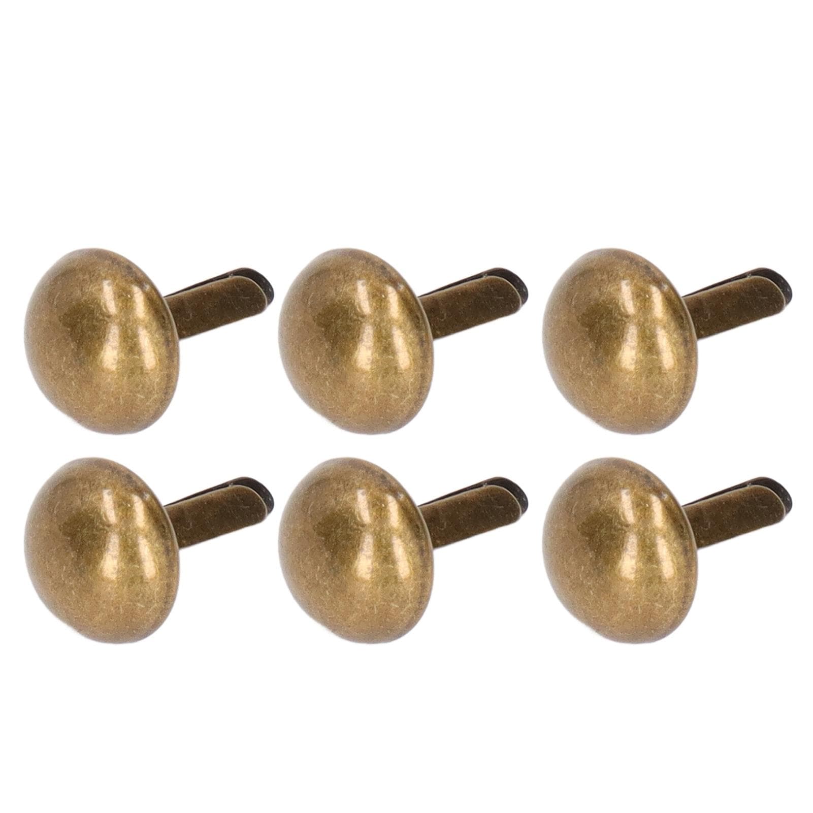 200Pcs Upholstery Tacks Bronze 0.3in Metal Plating Glossy Easy Installation Decorative Nails for