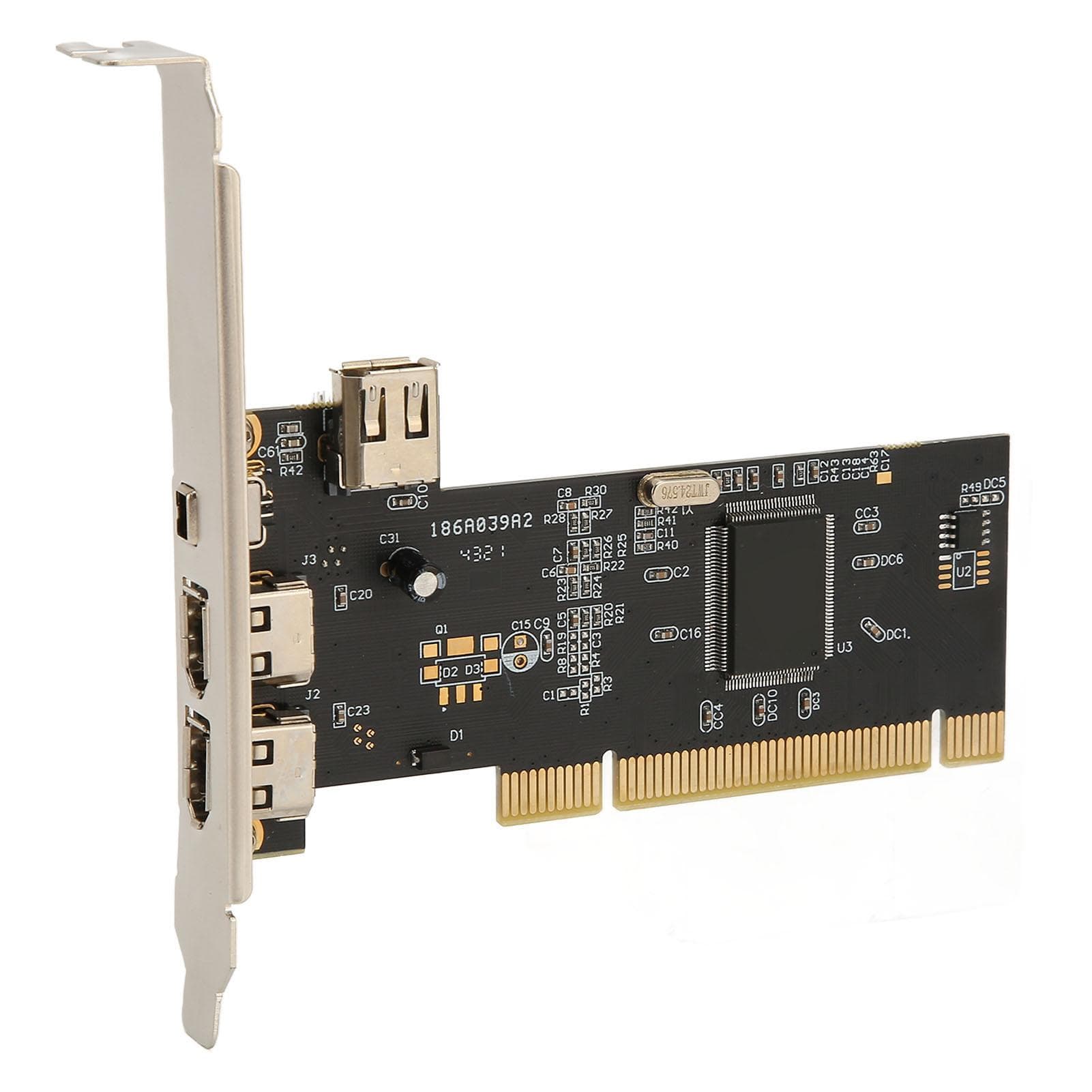1394 Firewire Card PCI Express to External IEEE High Speed Widely Compatible 1394 Adapter