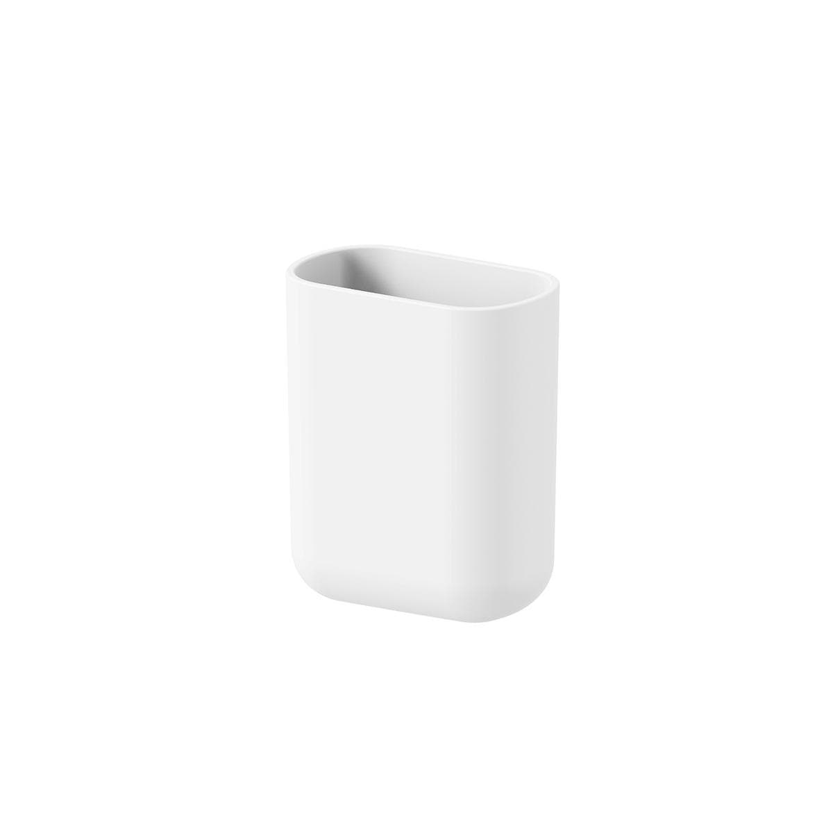 Wall-mounted Storage Box Can Drain Water Suitable For Toothpaste And Toothbrush Storage On Bathroom Wall white