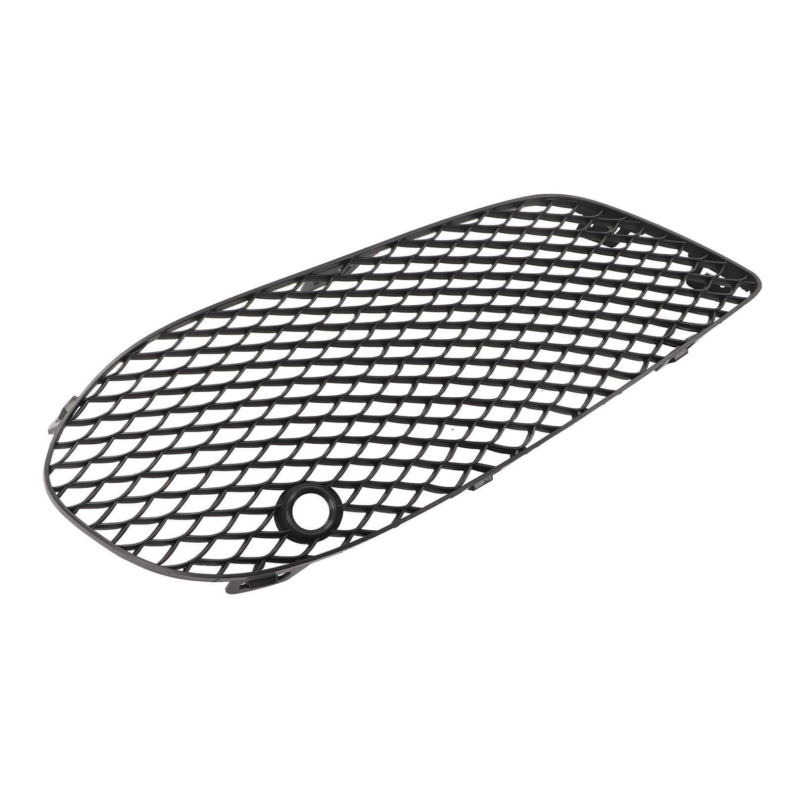 Black Front Bumper Fog Light Grille Cover Fog Lamp Bezel Trim Replacement for Mercedes Benz C Class
